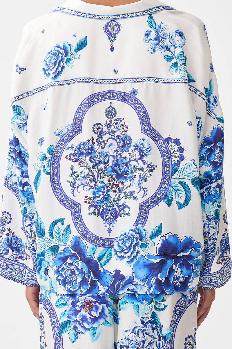 CROPPED RELAXED SHIRT 6