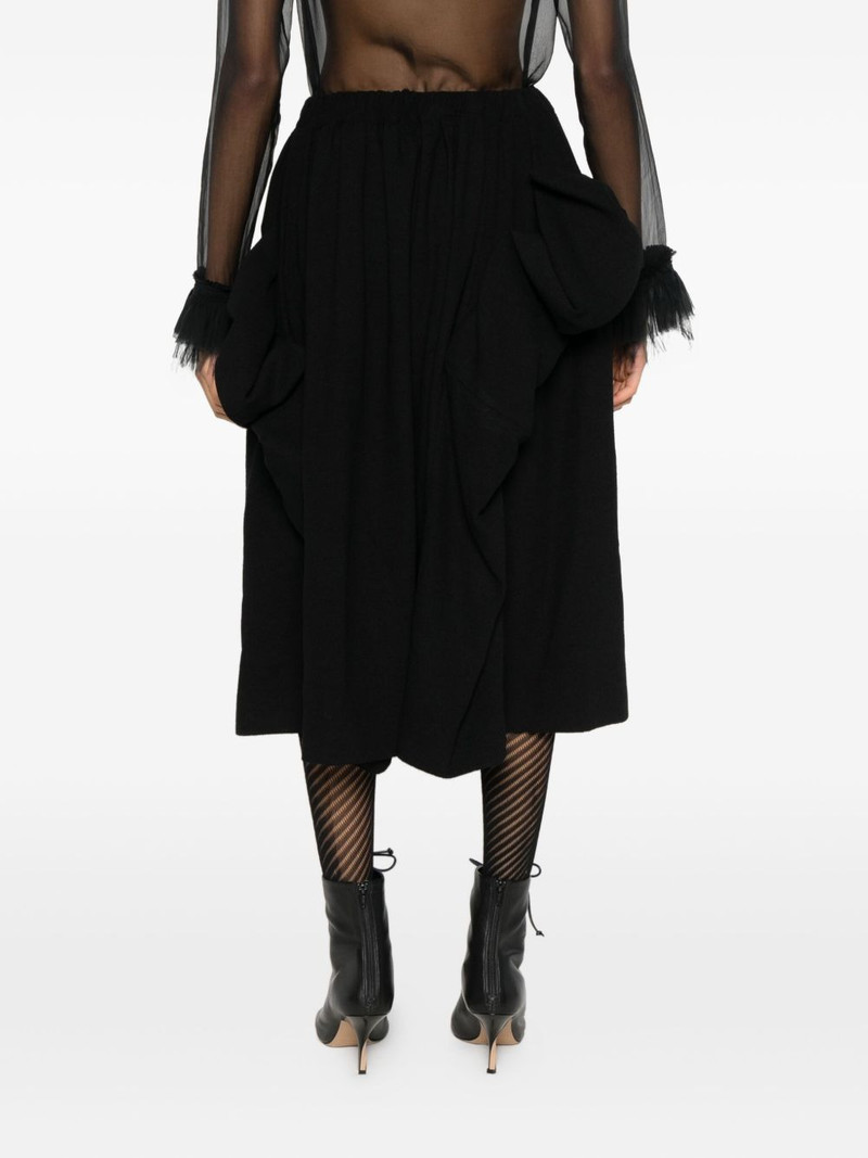 elasticated-waistband midi skirt 4