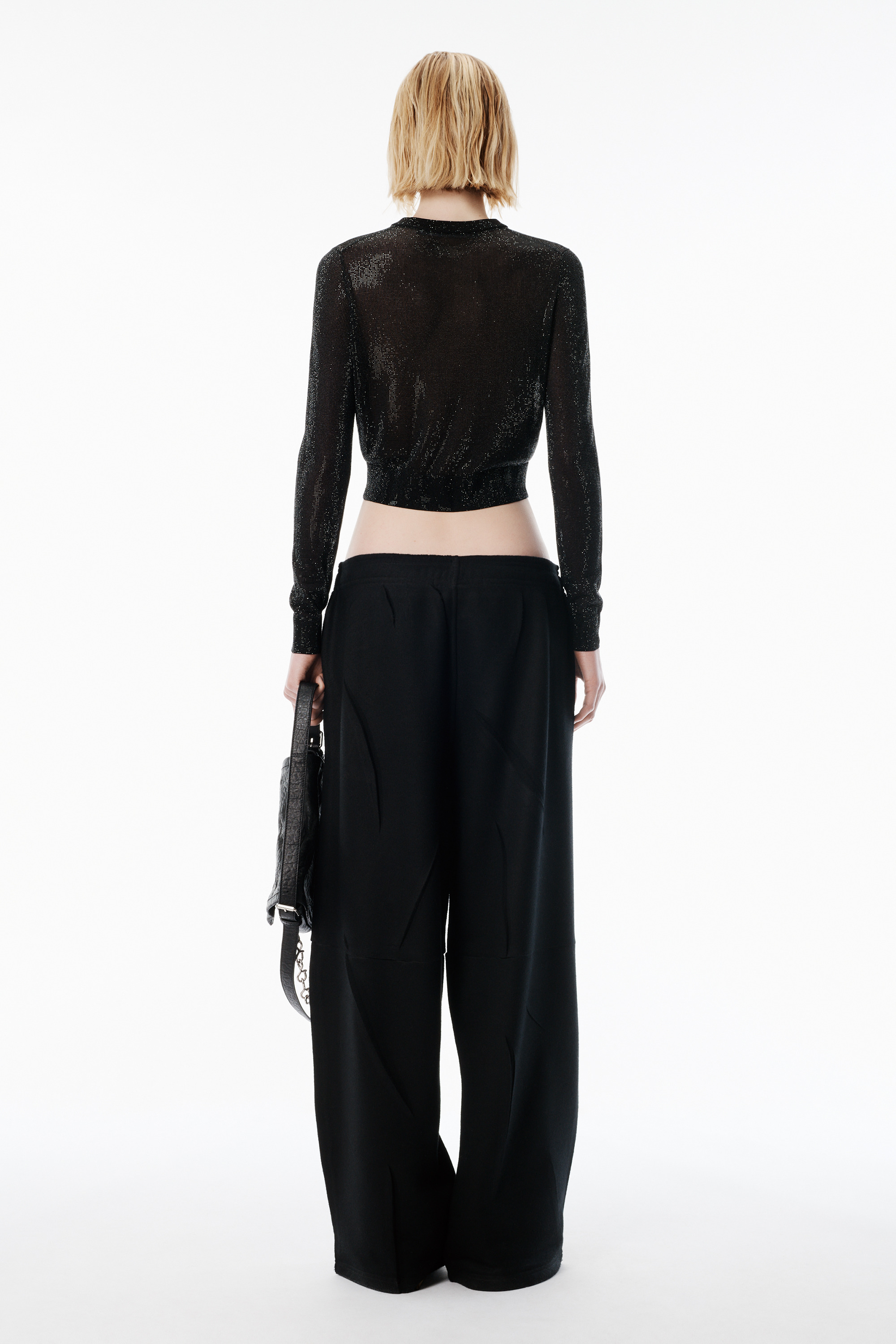 Black Crystal Hotfix Pullover - 3