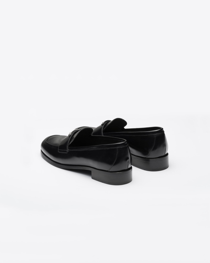 Brushed leather loafers 5