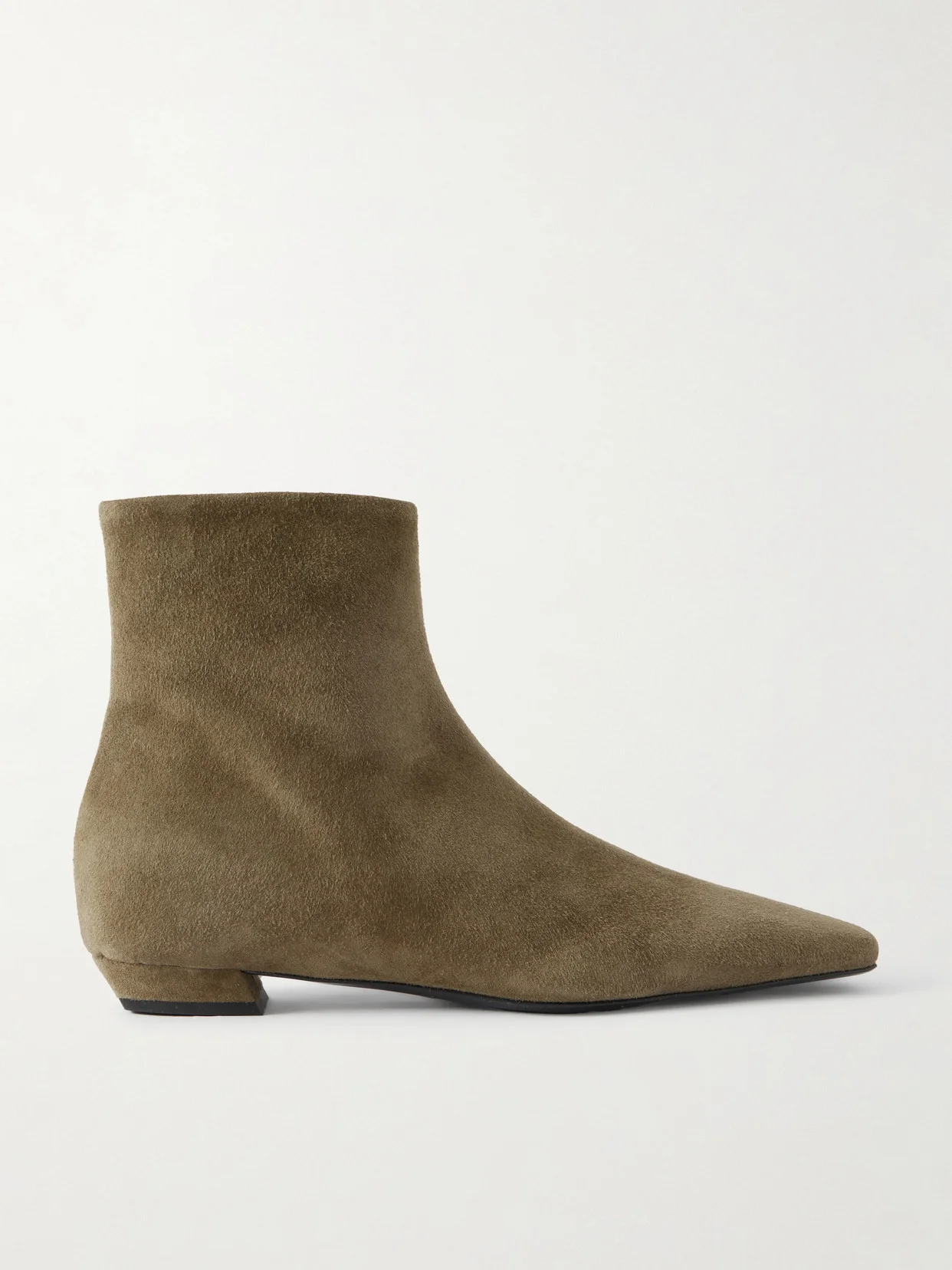 Suede Ankle Boots - 1