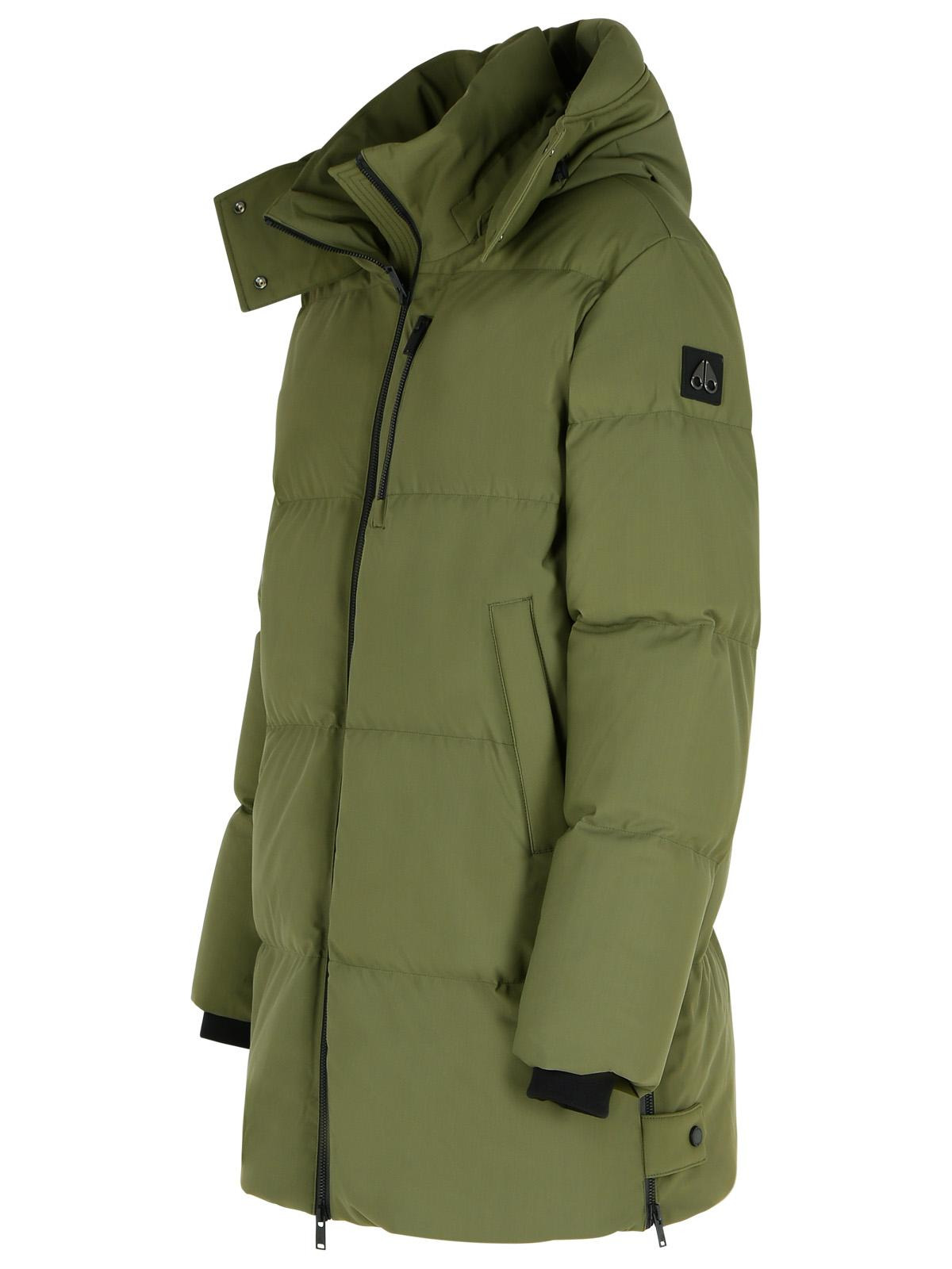 Moose Knuckles 'Chelia 3Q' Green Nylon Blend Parka Woman - 2
