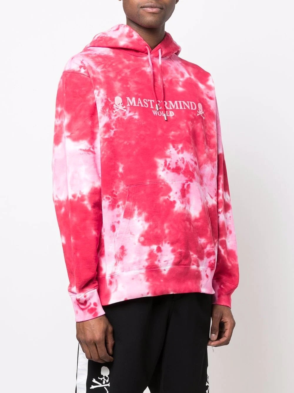 logo tie dye hoodie - 3