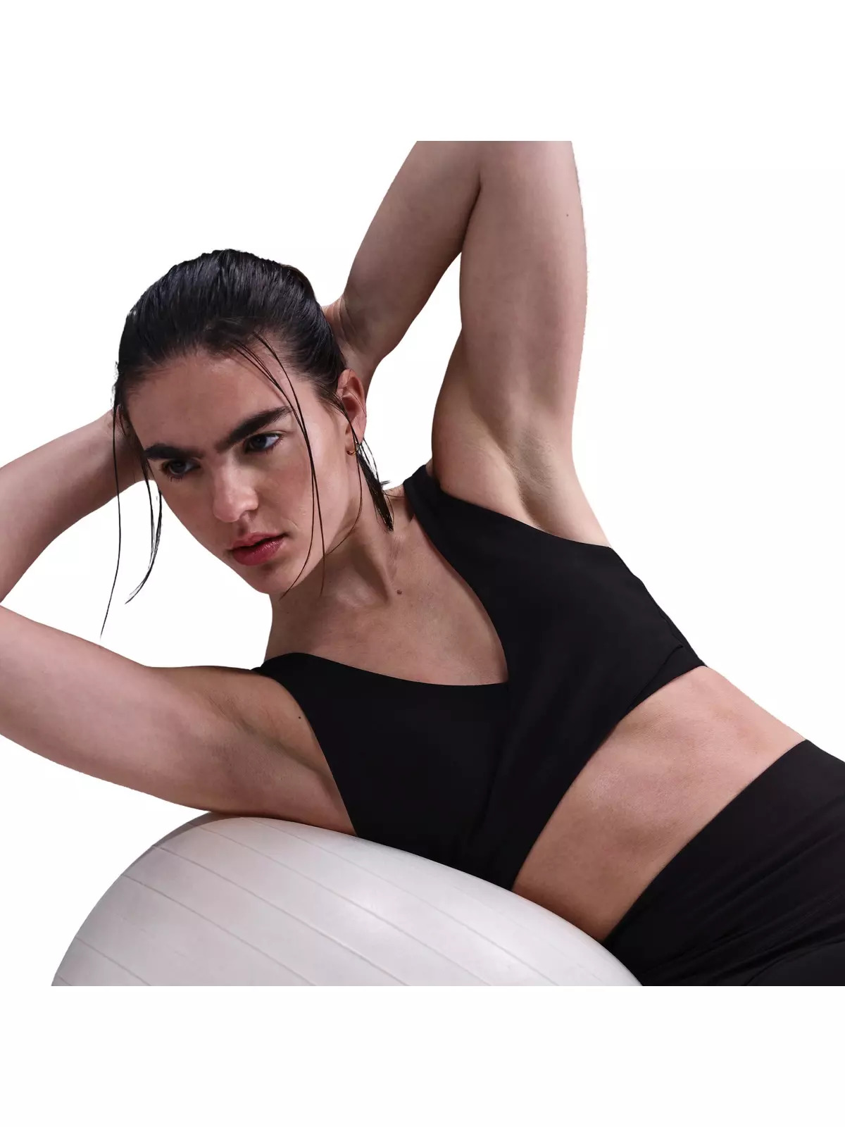 Women's One Light-Support Capsule Padded Sports Bra -Black - 3