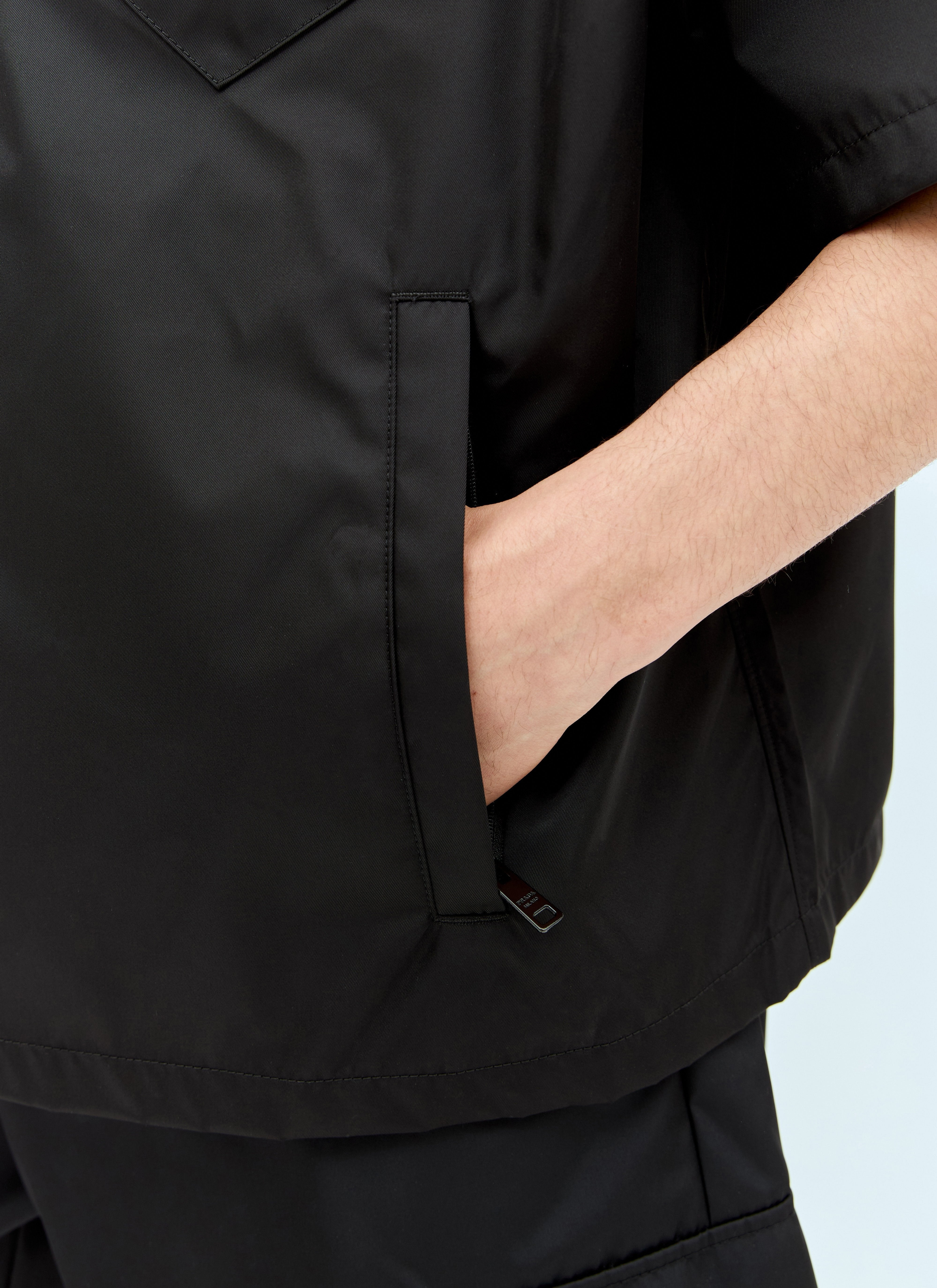 Prada Men Re-Nylon Short Sleeved Shirt - 6