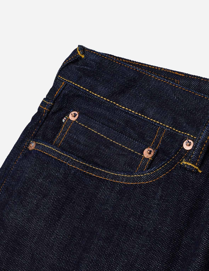Seagull and Logo Brocade Appliqué Carrot Fit Jeans #2017 8