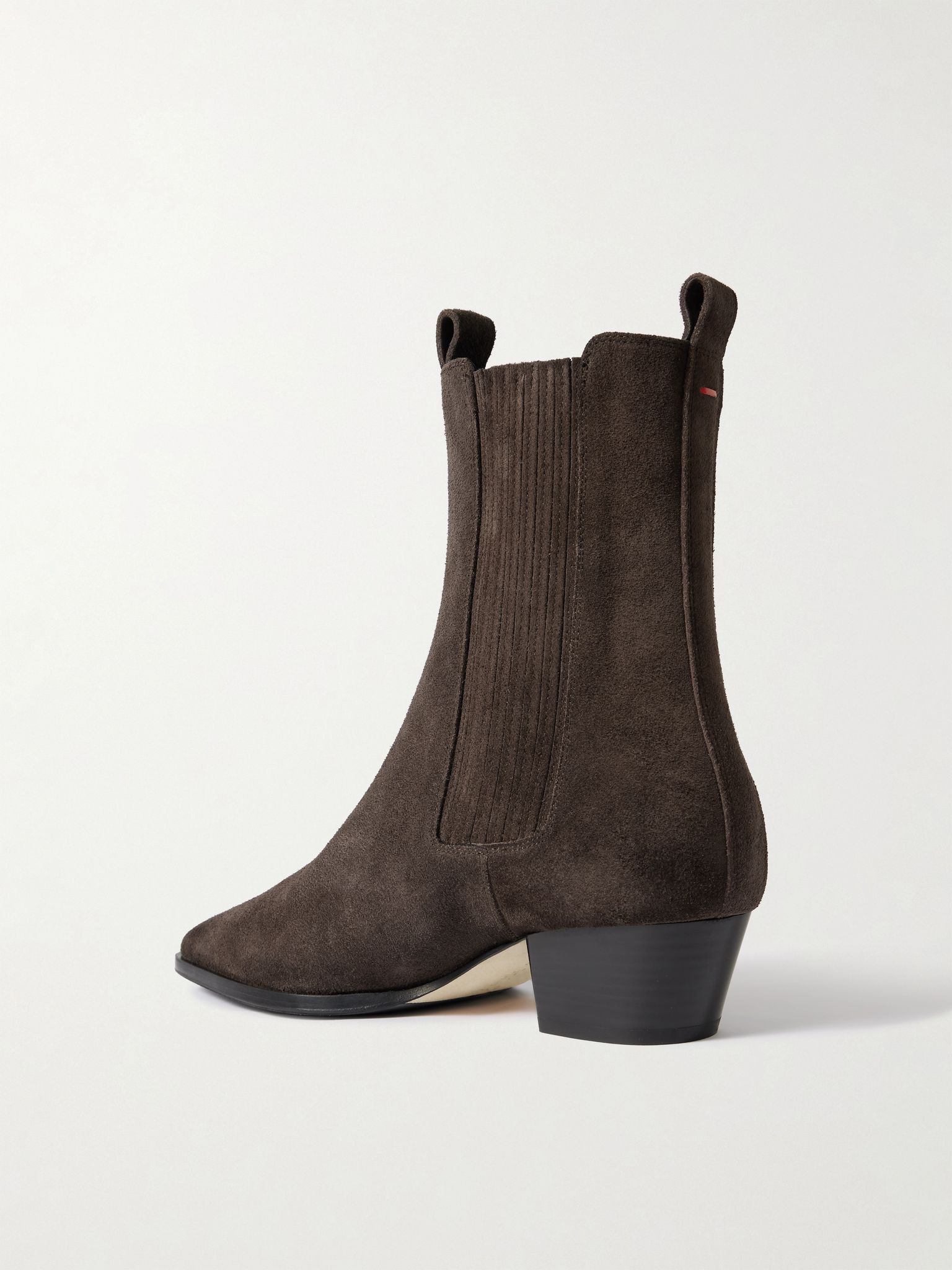 Agata suede ankle boots Dark brown - 3