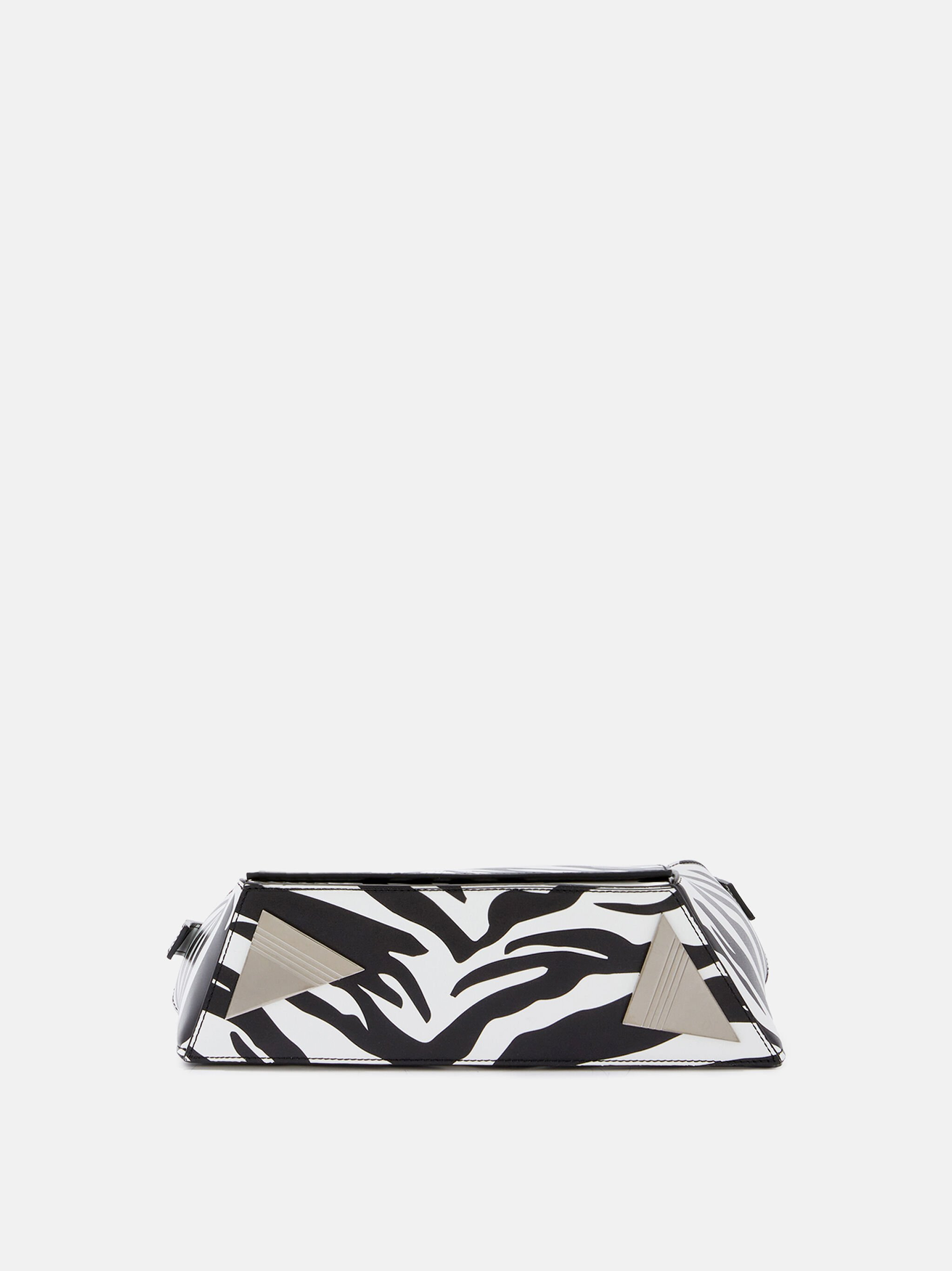 ''7/7'' BLACK AND WHITE SHOULDER BAG - 5