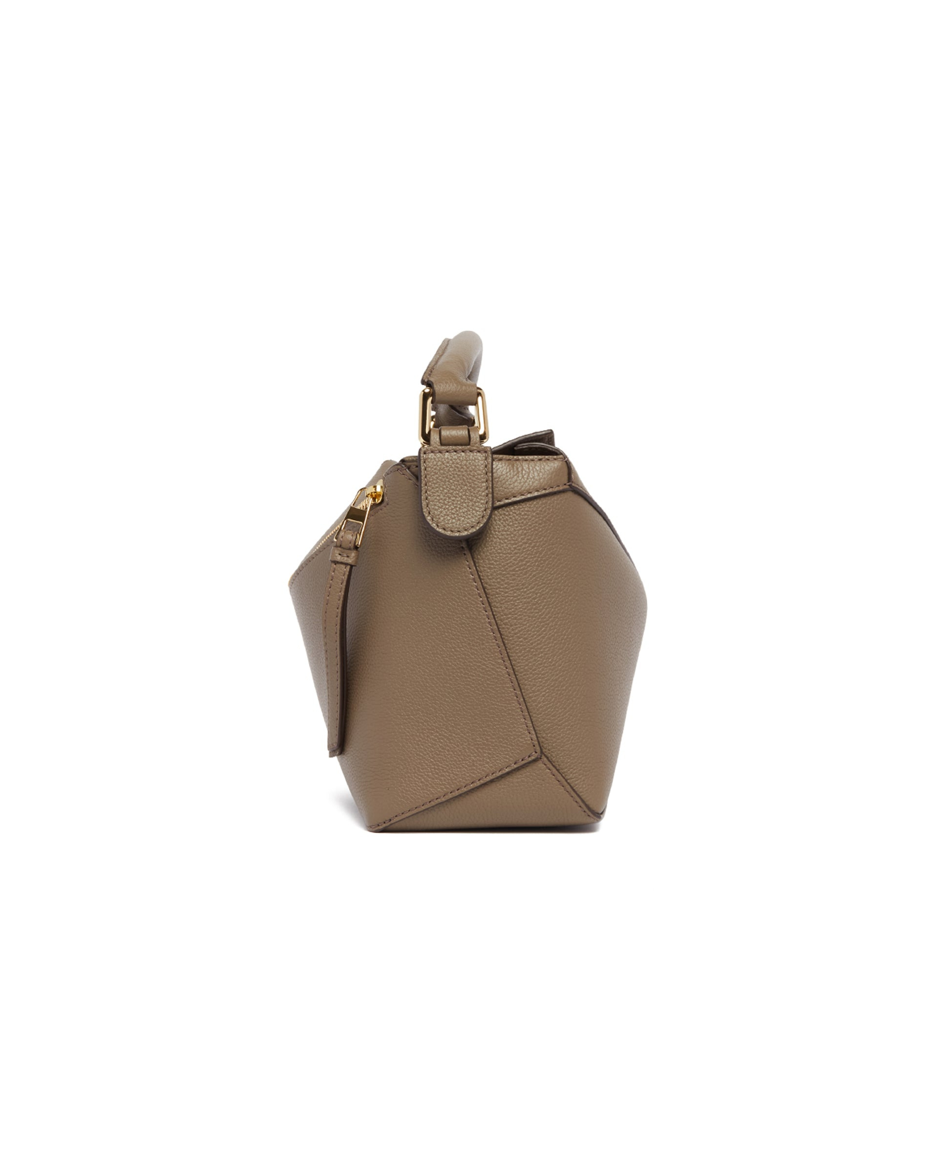 Brown Small Puzzle Edge Bag - 2