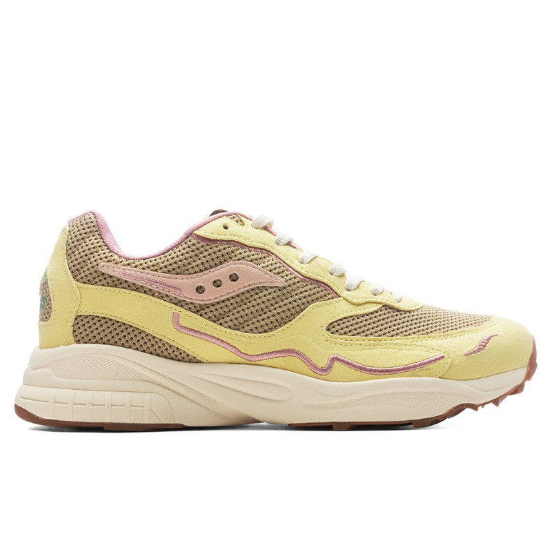 3D GRID HURRICANE MUSHROOM - TAN/YELLOW - 1