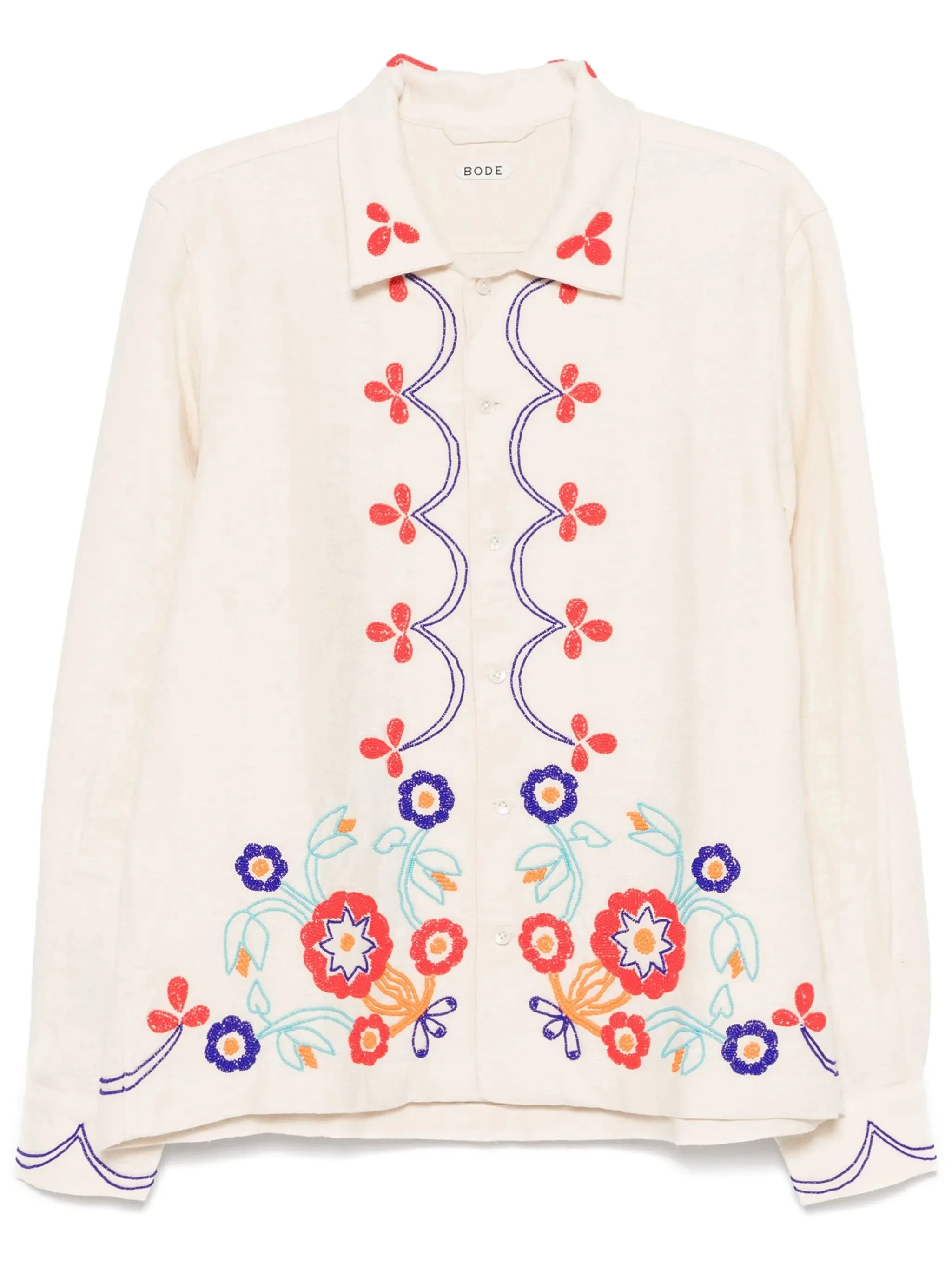 Garden Party beaded shirt - 1