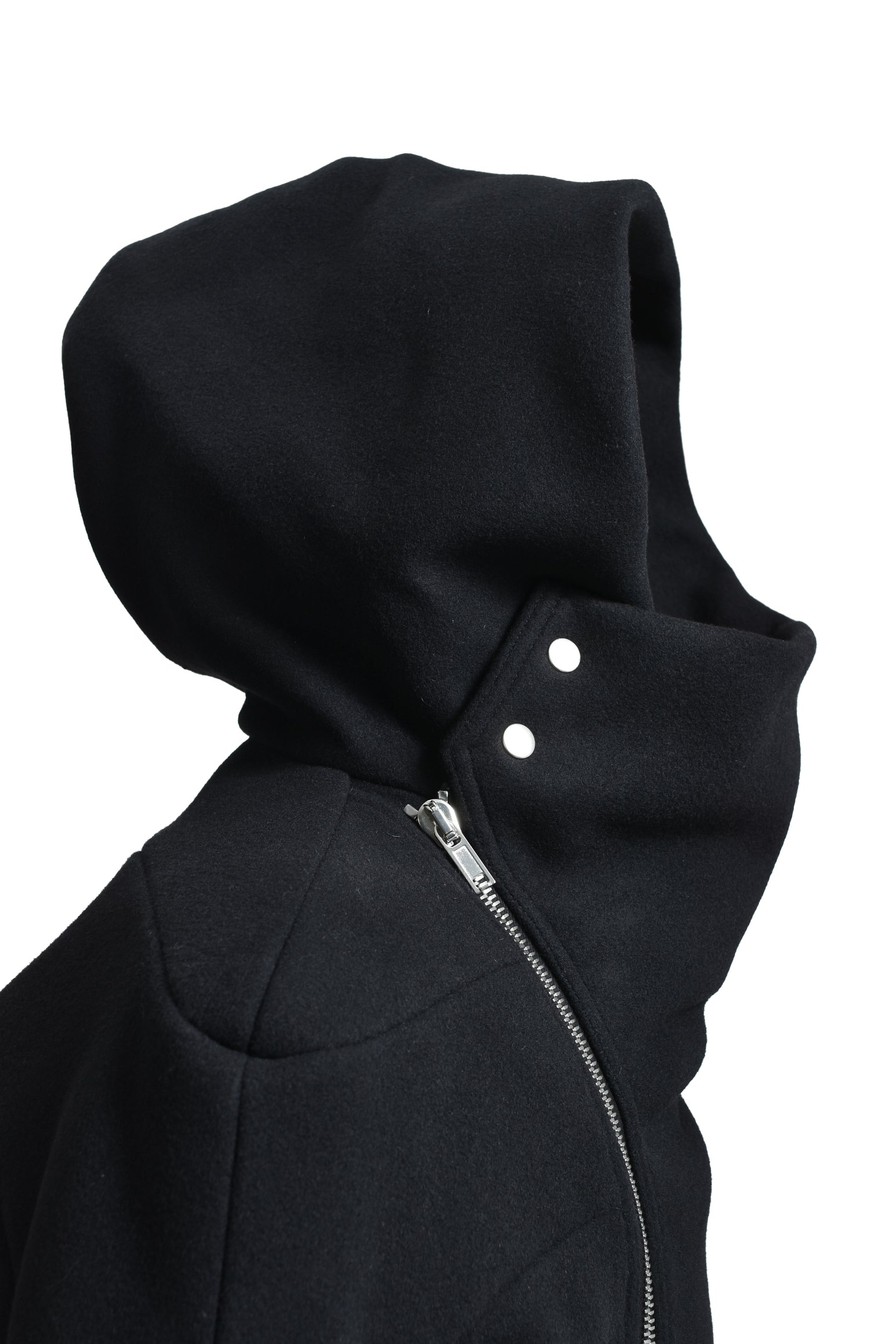 CROPPED HOODED FLIGHT / BLACK - 8