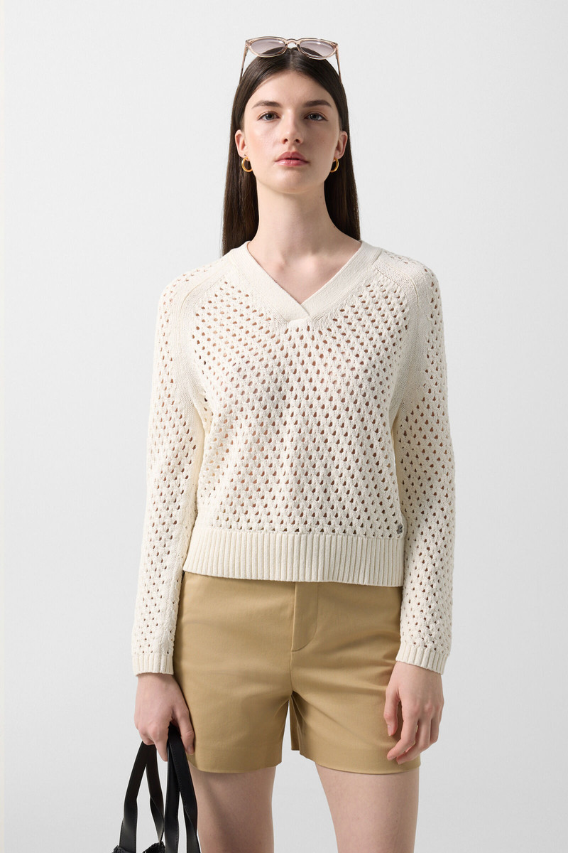 Arundel pullover in Cream 2