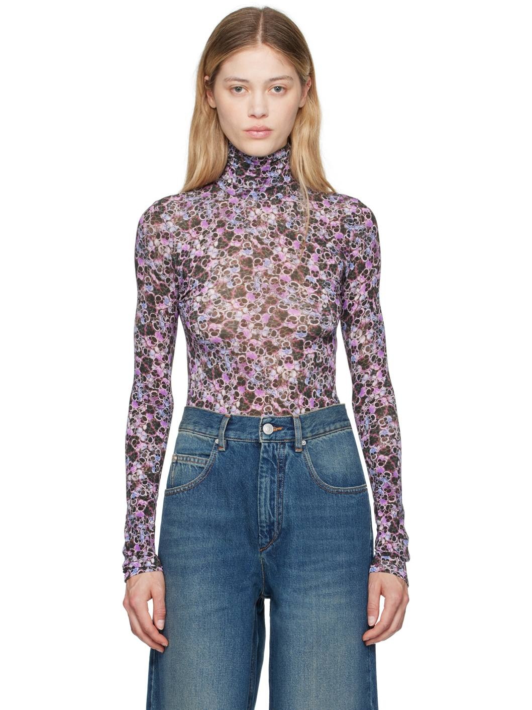 Purple Joyela Turtleneck - 1