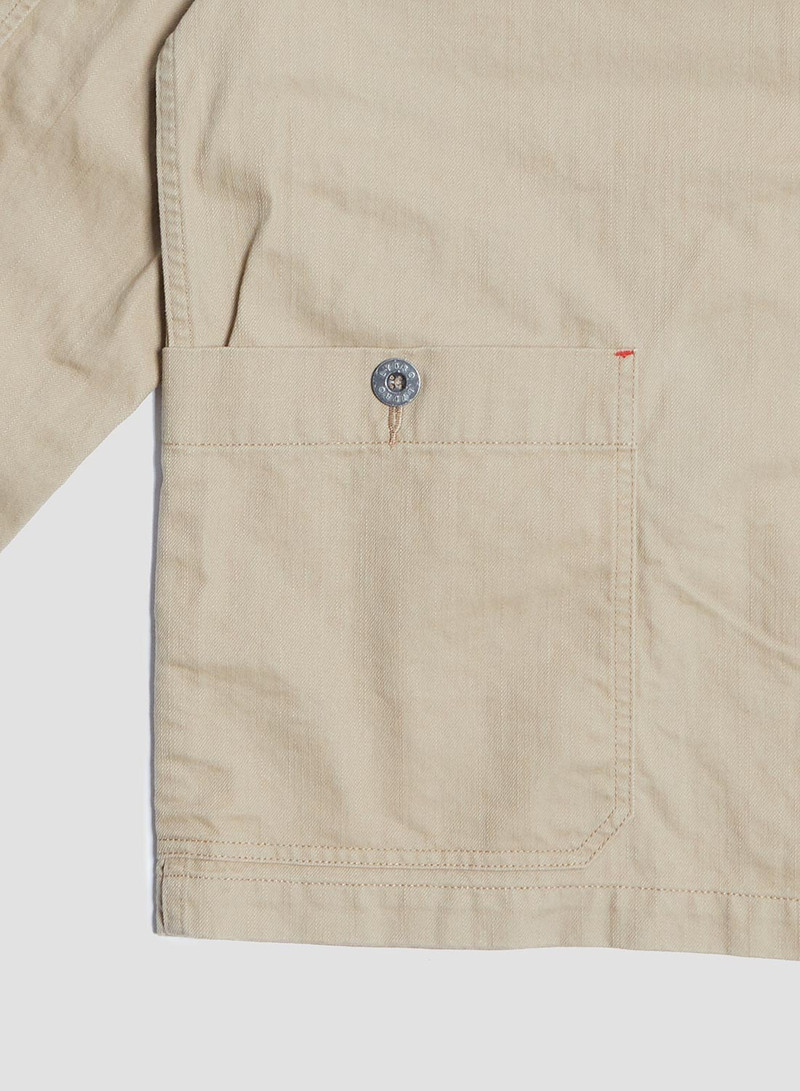 Railroad Jacket Cotton Twill in Tan 7