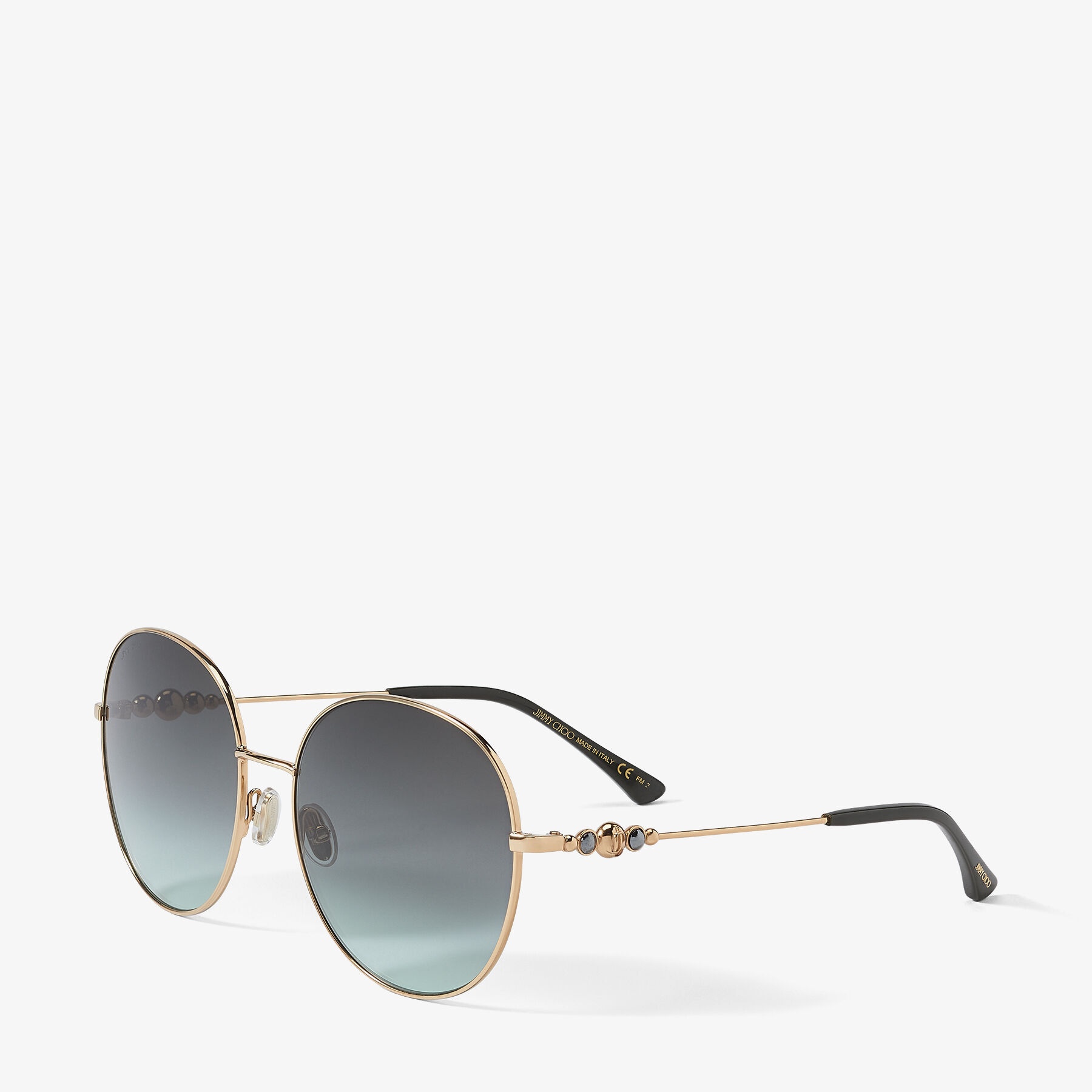 Birdie
Rose Gold Round-Frame Sunglasses - 3