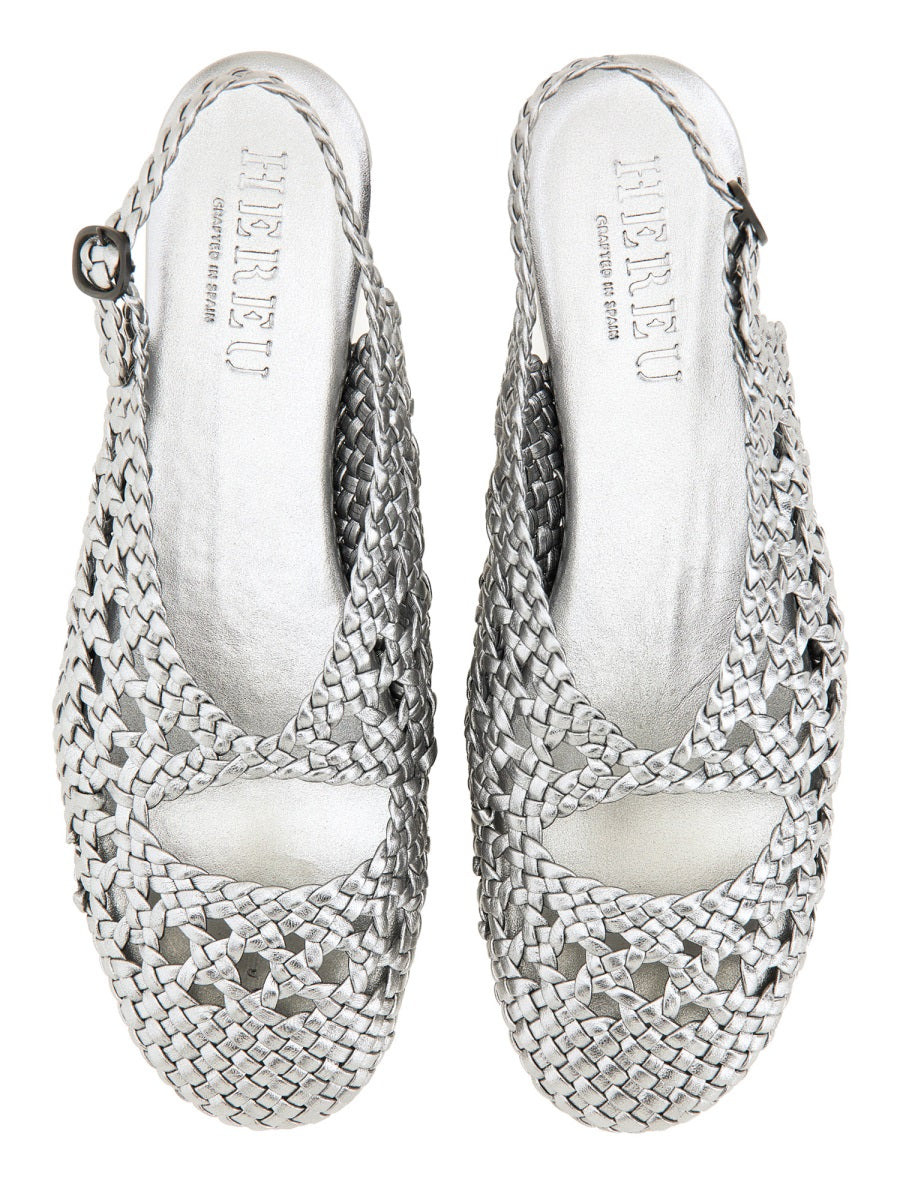 Hereu Women Slingback Sandal "Empuria Metallic" - 2