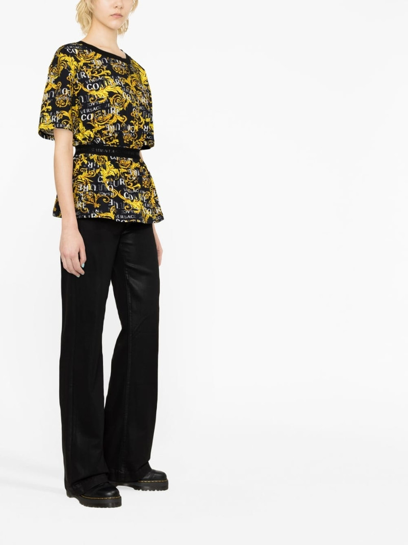 Logo Couture-print T-shirt 4