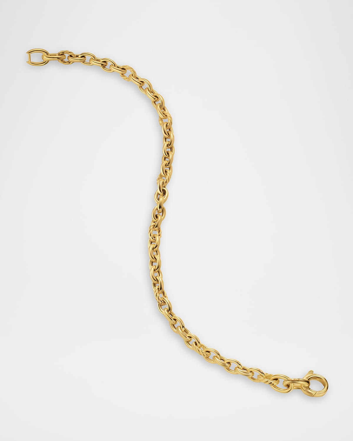 DY Mercer Petite Chain Bracelet in 18K Gold, 4.5mm - 3