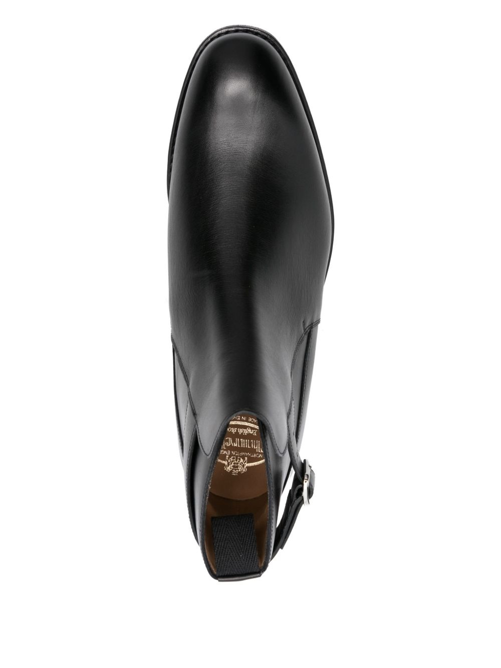 buckle-fastening leather ankle boots - 4