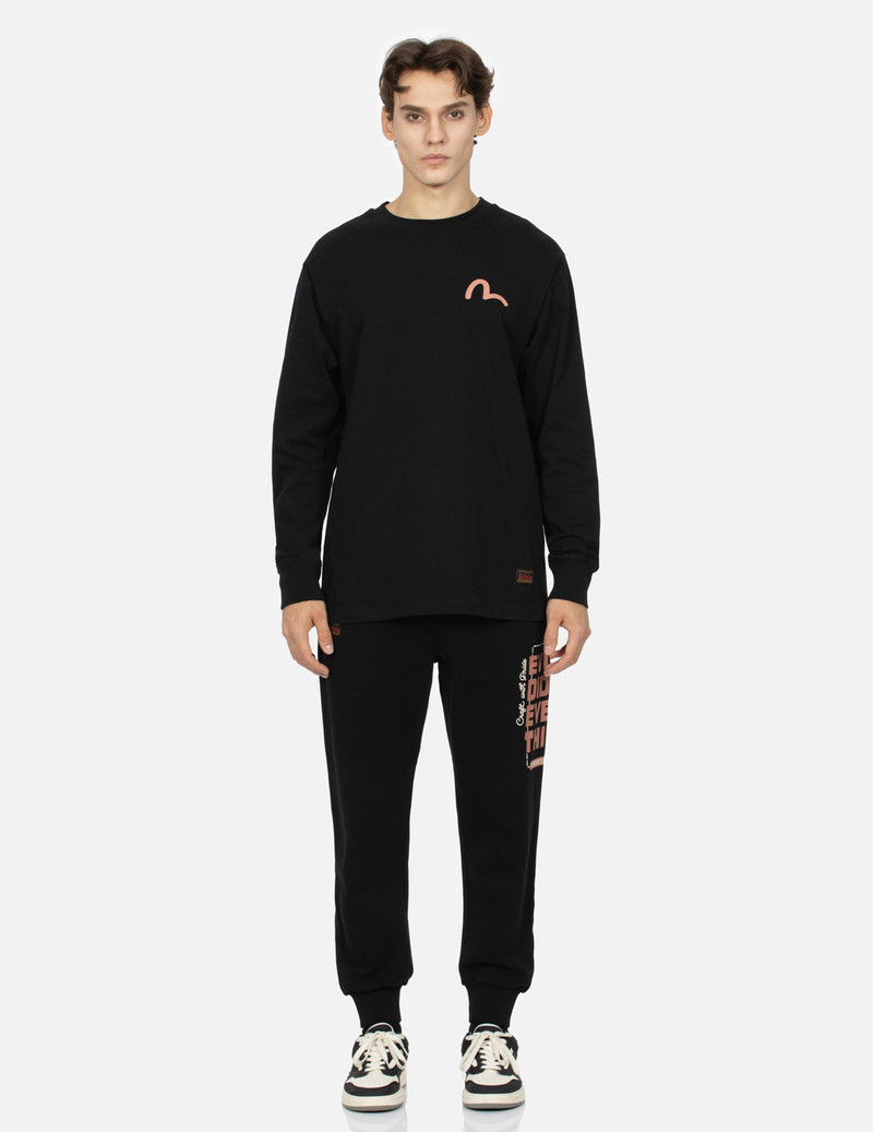 SLOGAN PRINT REGULAR FIT SWEATPANTS 5