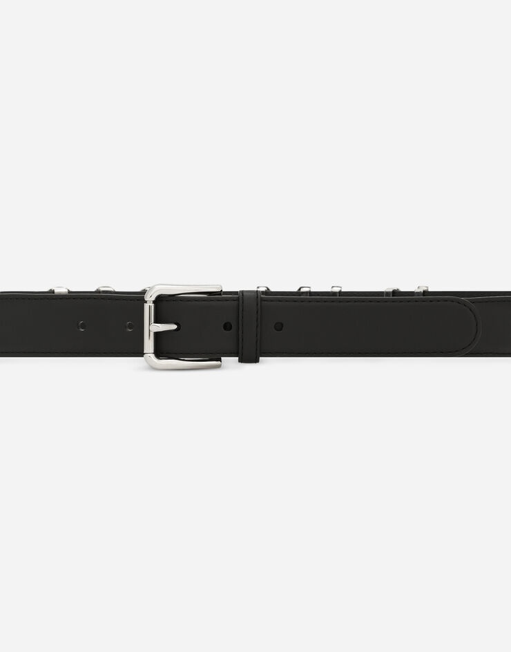 Calfskin belt with lettering - 3