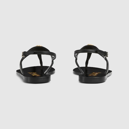 Women's Interlocking G Web sandal - 4