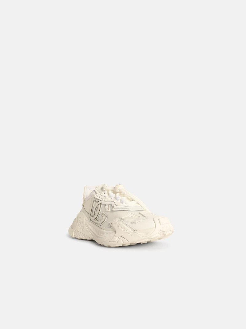 Dolce & Gabbana 'DAYMASTER' WHITE LEATHER BLEND SNEAKERS outlook