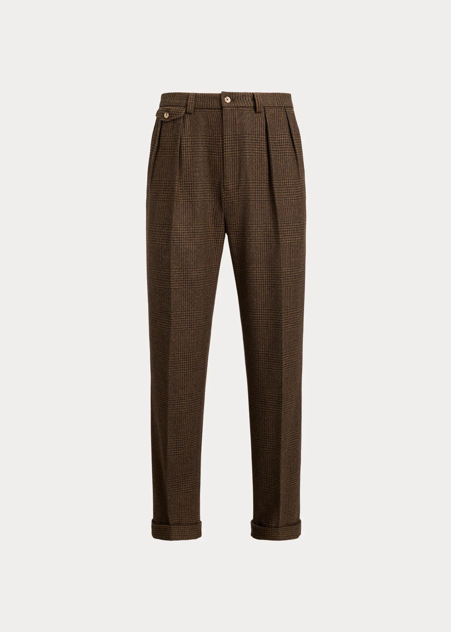 Whitman Relaxed Fit Glen Plaid Pant - 1