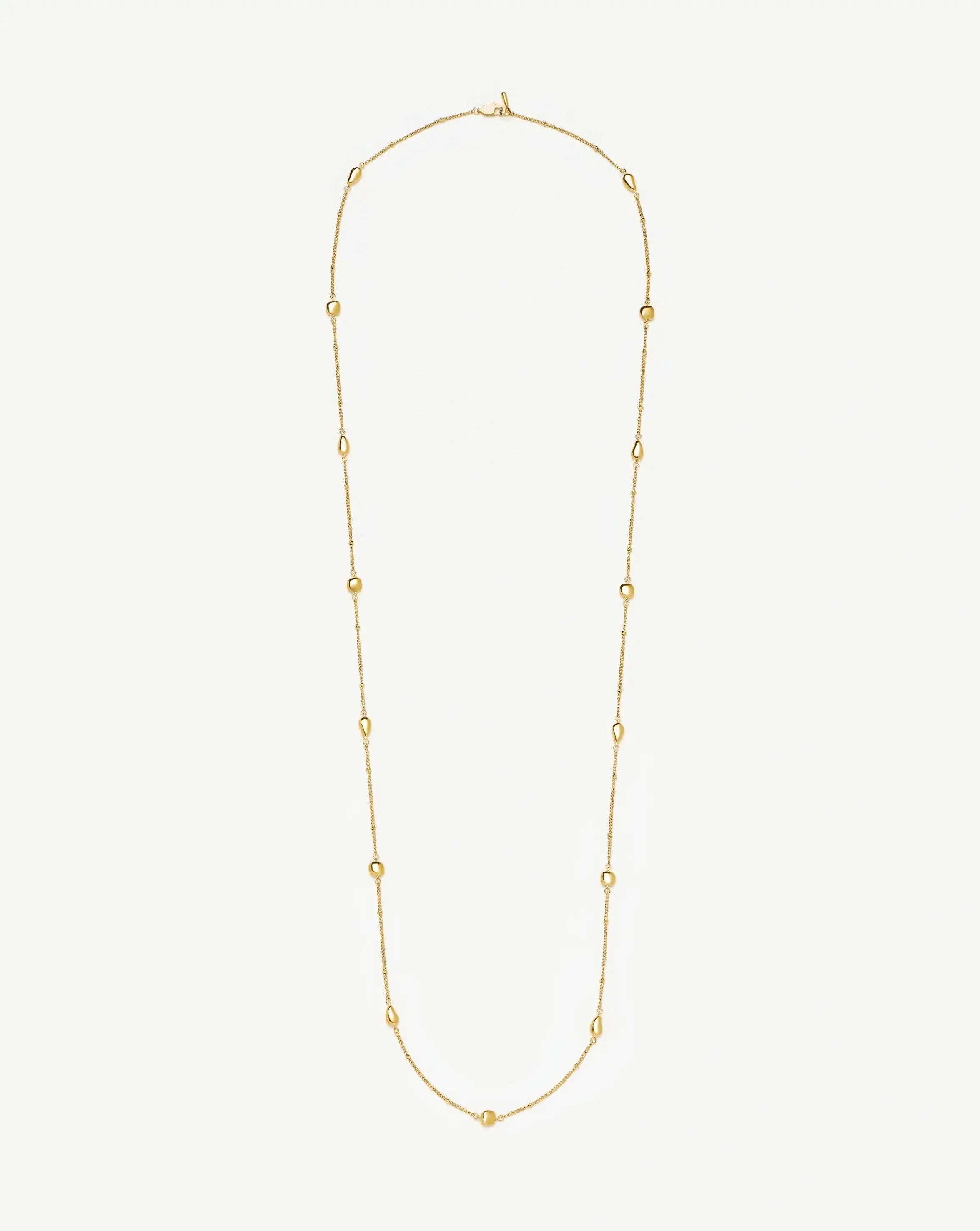 Molten Teardrop Multi Charm Wraparound Necklace - 1
