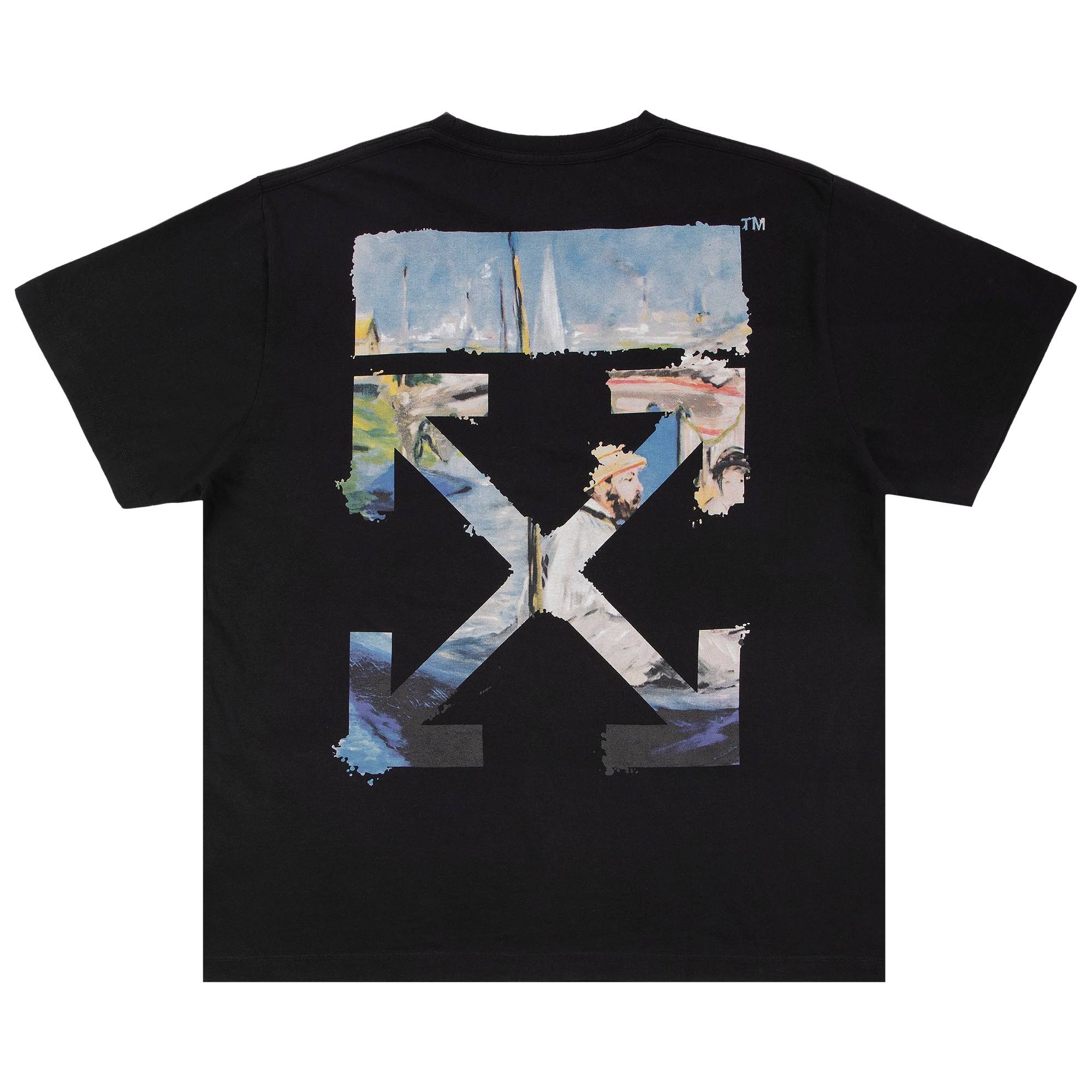 Off-White Colour Painting Diagonals Arrows Tee 'Black' - 2