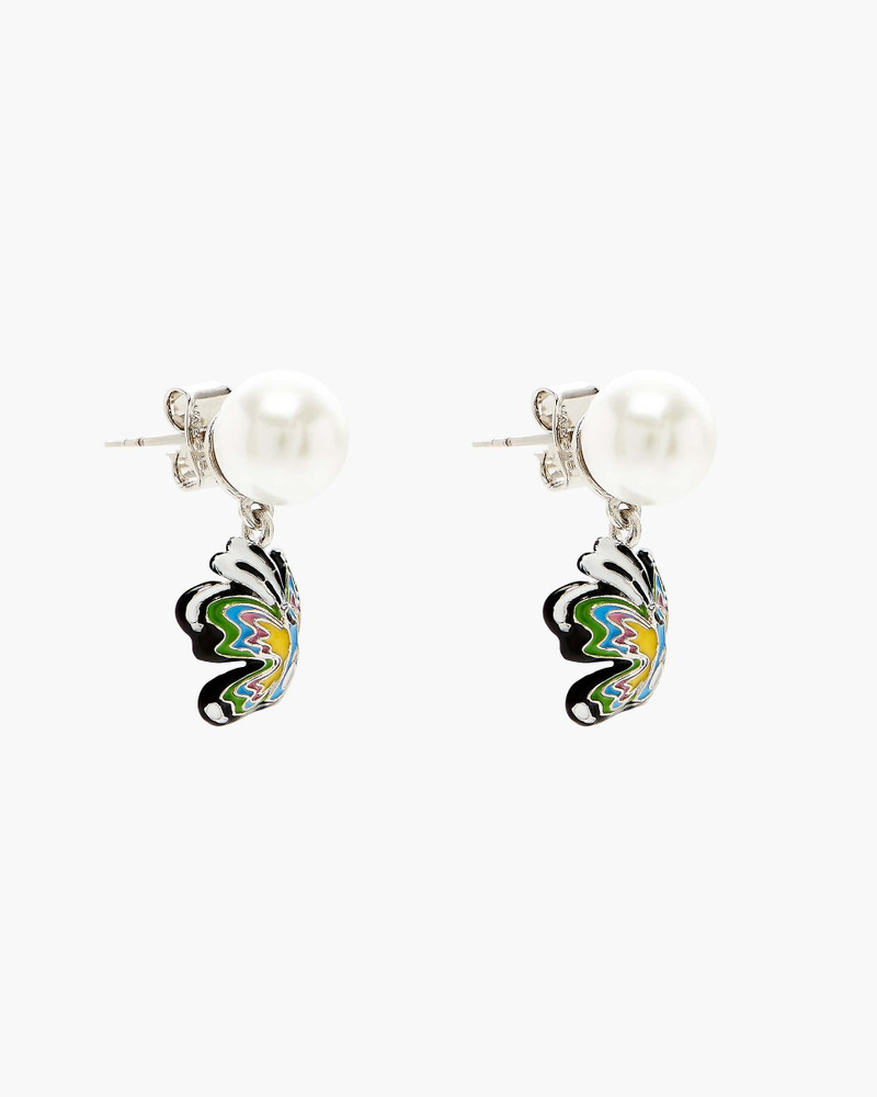 HATTIE STEWART X MARC JACOBS BUTTERFLY PEARL EARRINGS 1