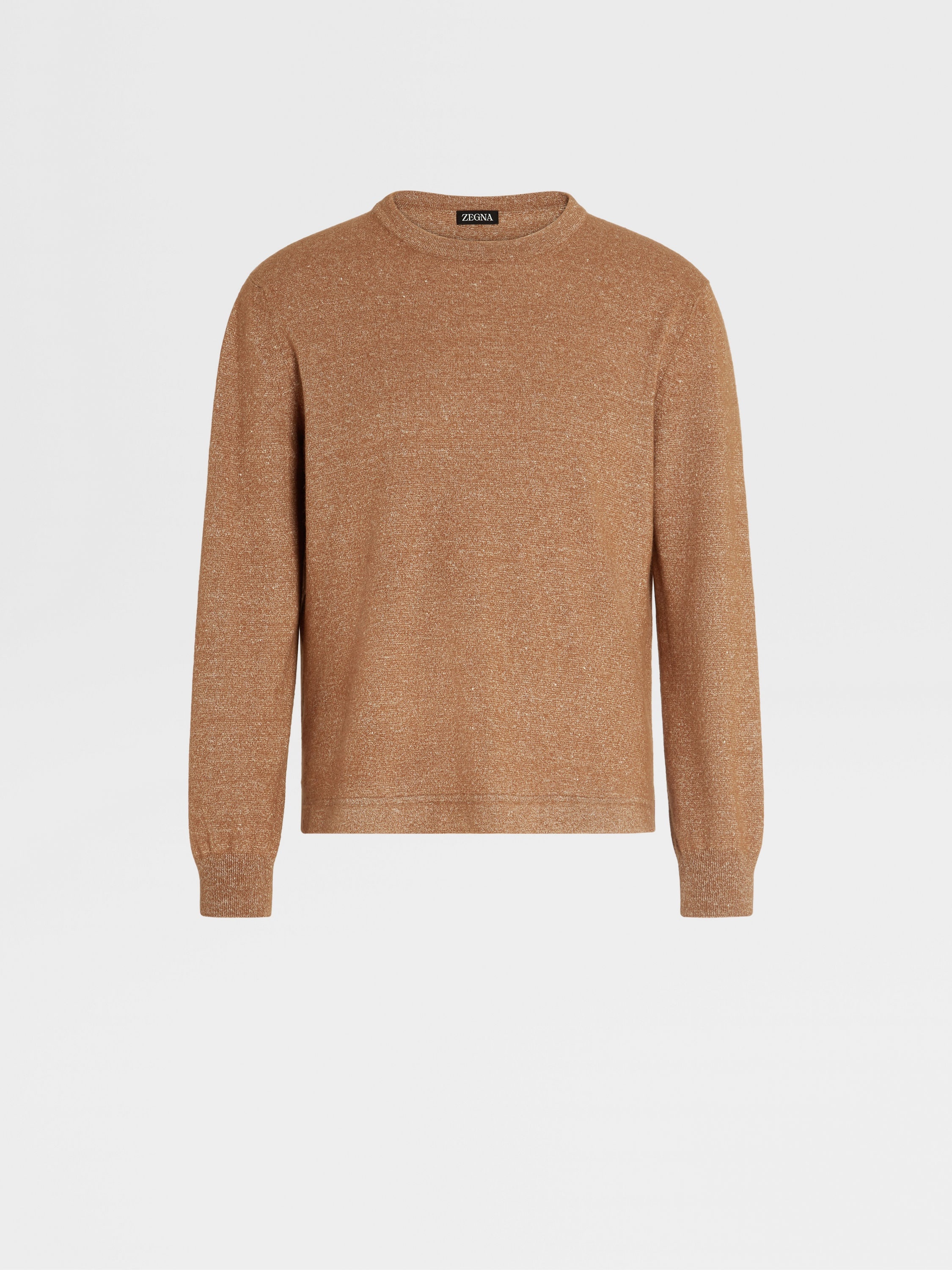 FOLIAGE MÉLANGE OASI CASHMERE CREWNECK - 1