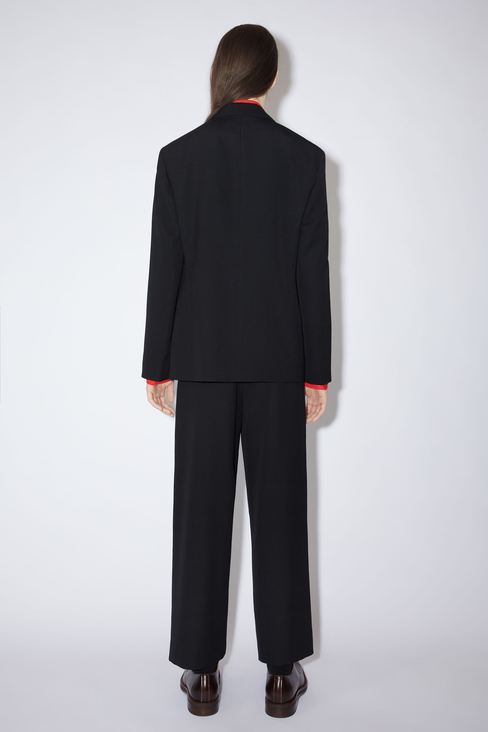 Double-breasted jacket - Black - 3