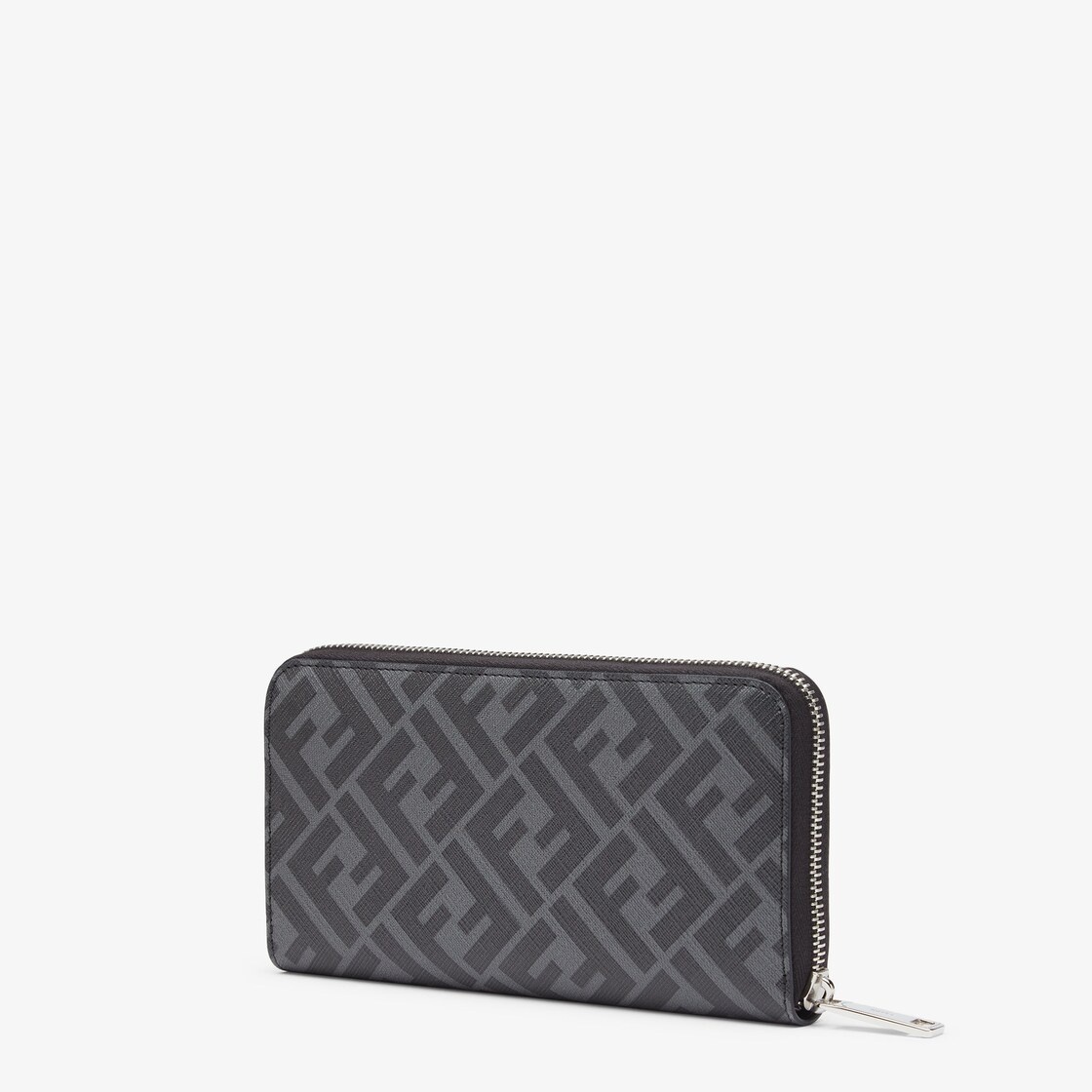 Rectangular continental wallet closed by zip on three sides. Organized into three gusseted compartme - 2