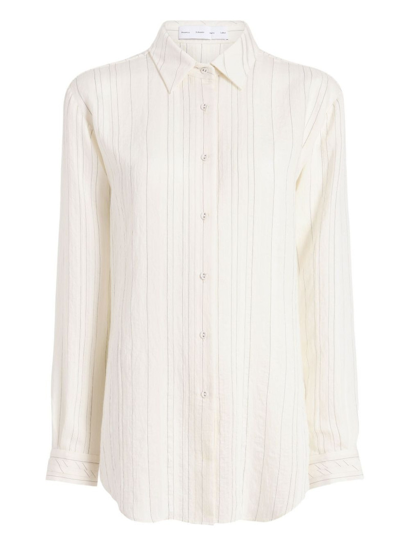 Raven stripe woven shirt 1