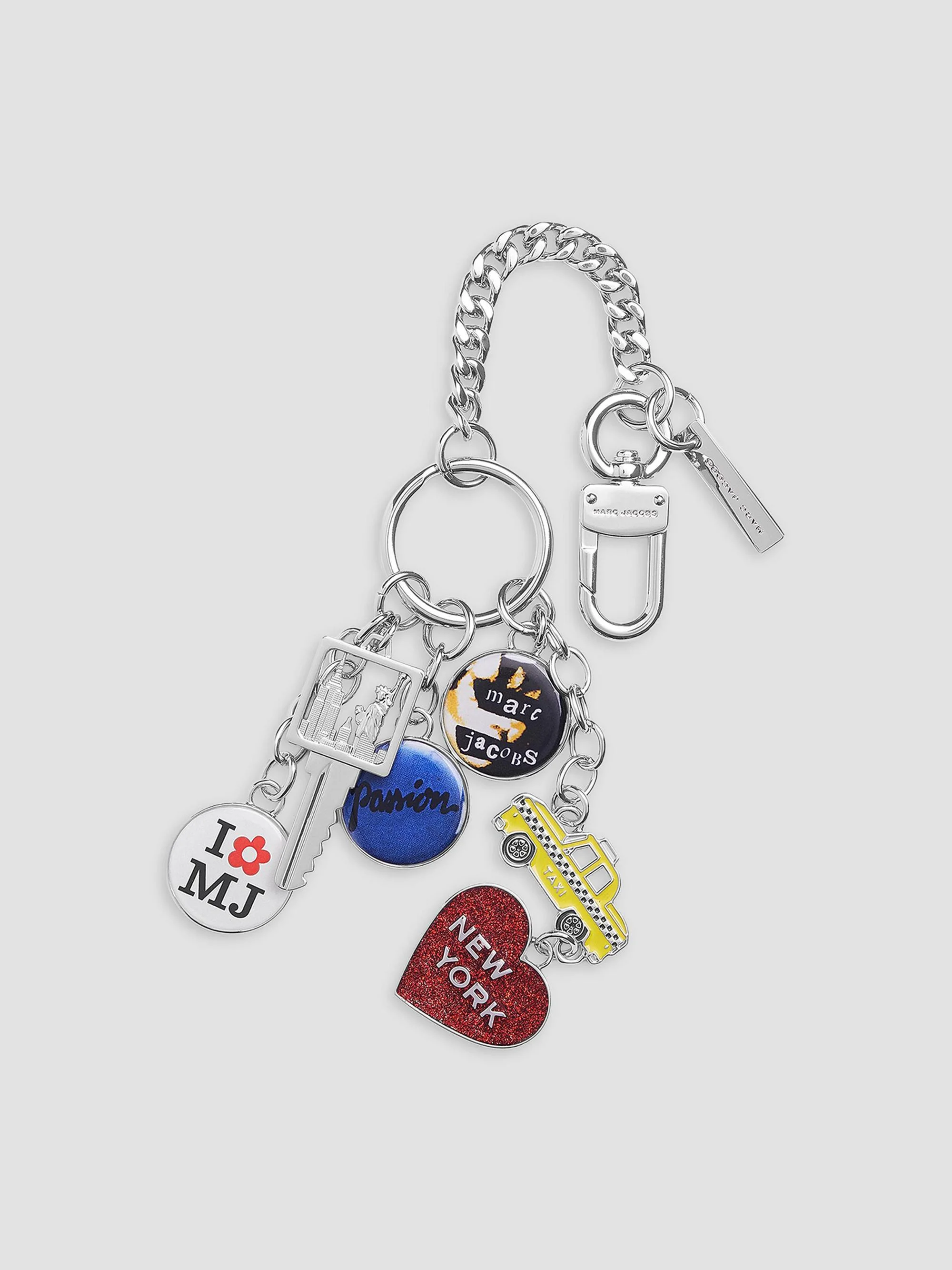 Women's NYC Cluster Bag Charm - Nickel - 1