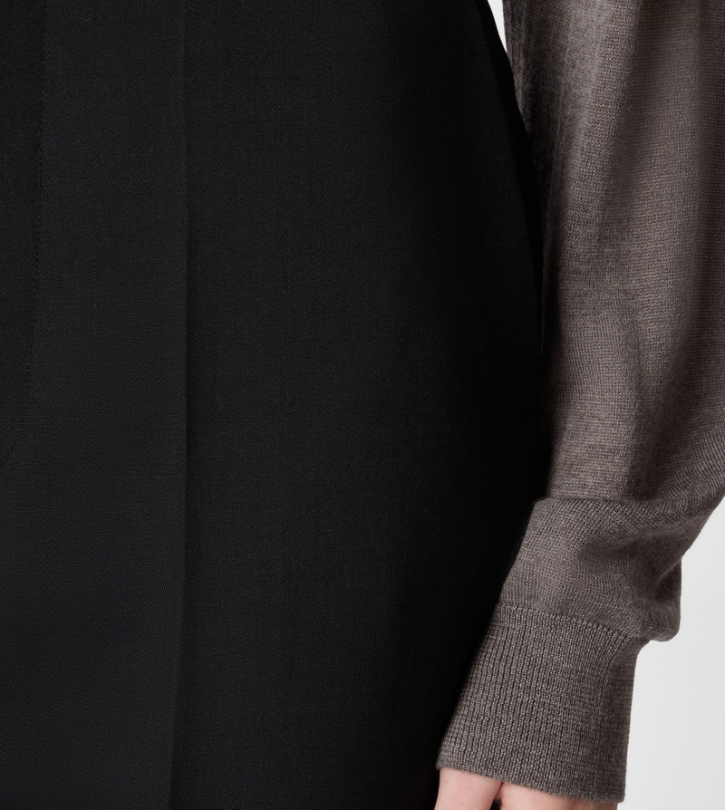 PANTS IN WOOL - BLACK 4