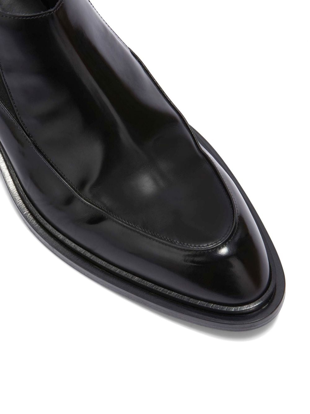 metal-detail leather boots - 5