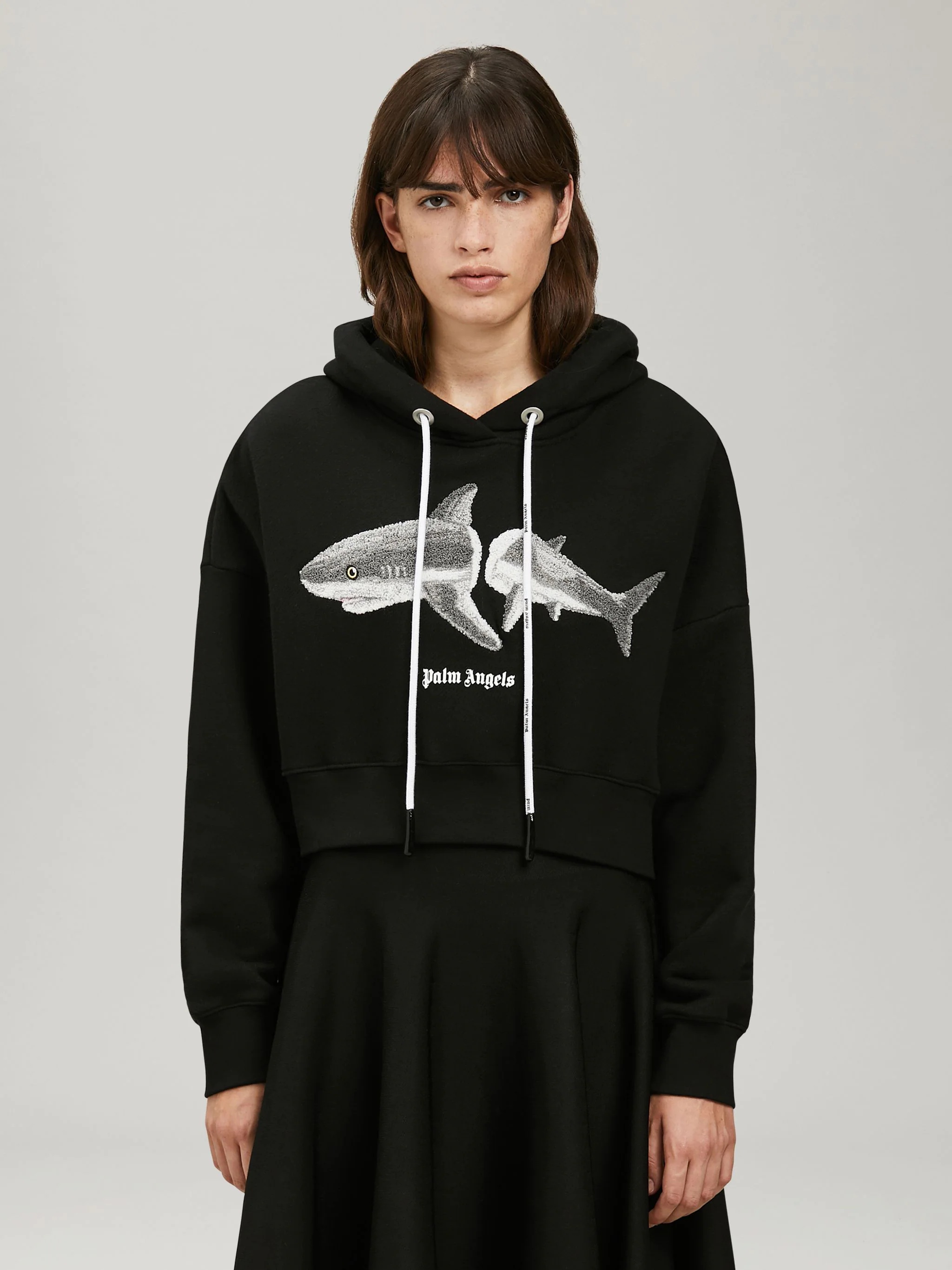 SHARK CROPPED SWEATSHIRT - 3