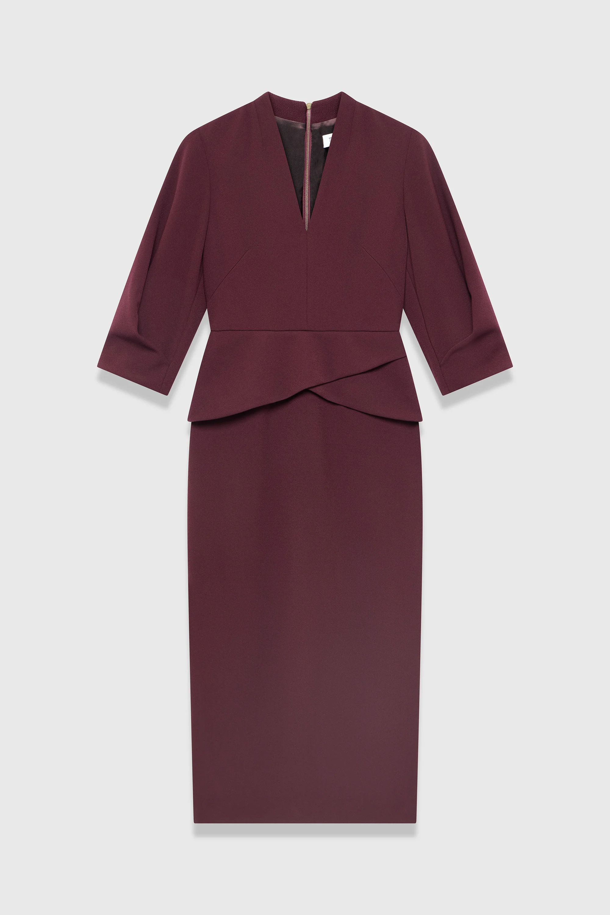 Roseta Sculpt Stretch Crepe Dress - 1