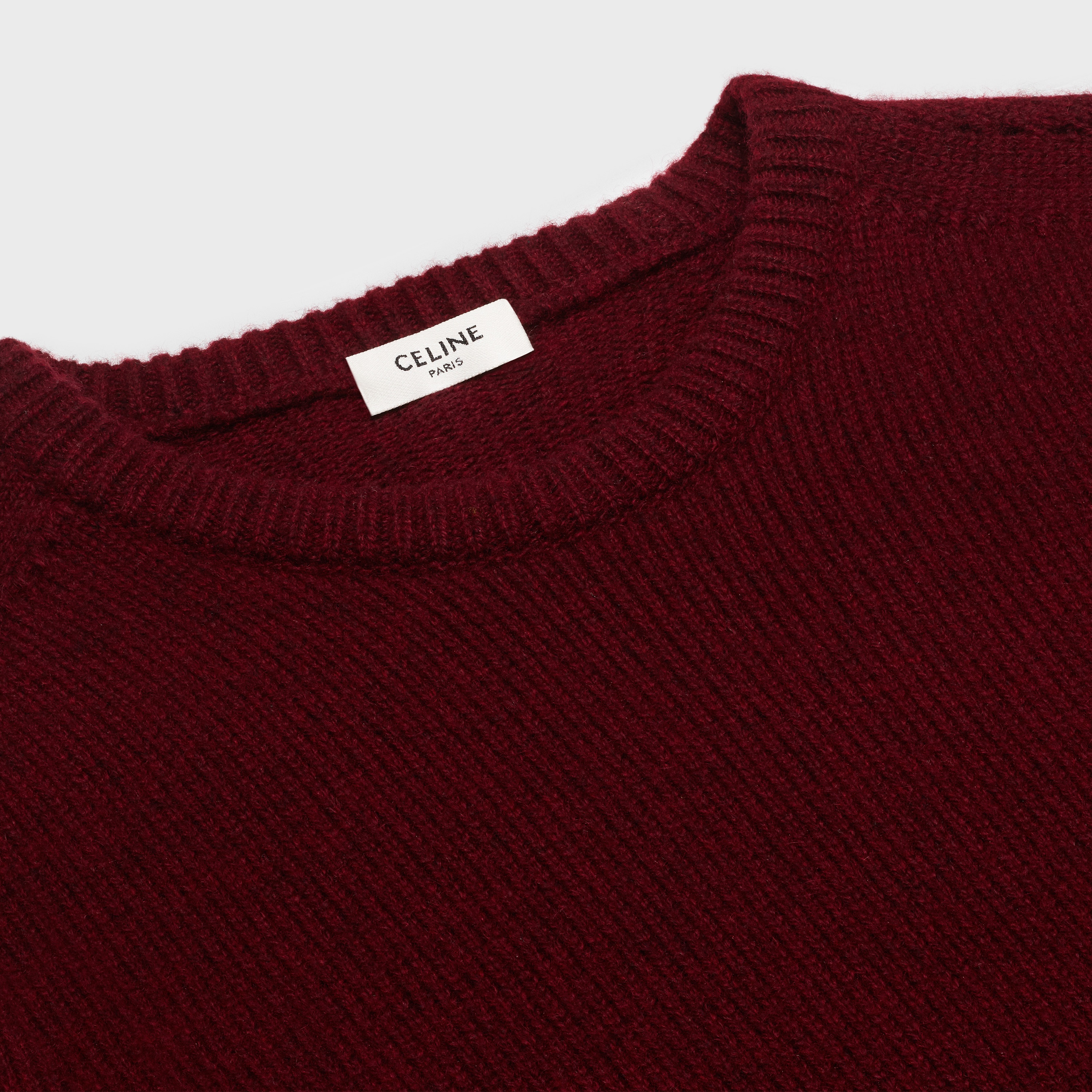 CREW NECK SWEATER IN SEAMLESS CASHMERE - 3