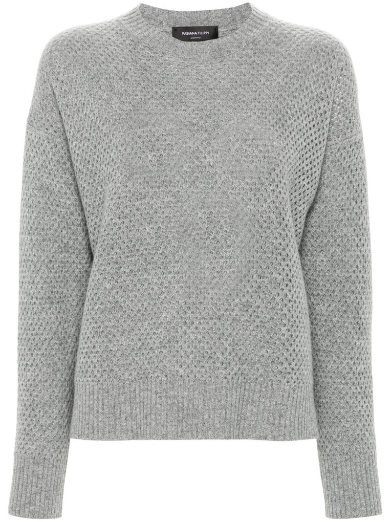 honeycomb-knit sweater 1