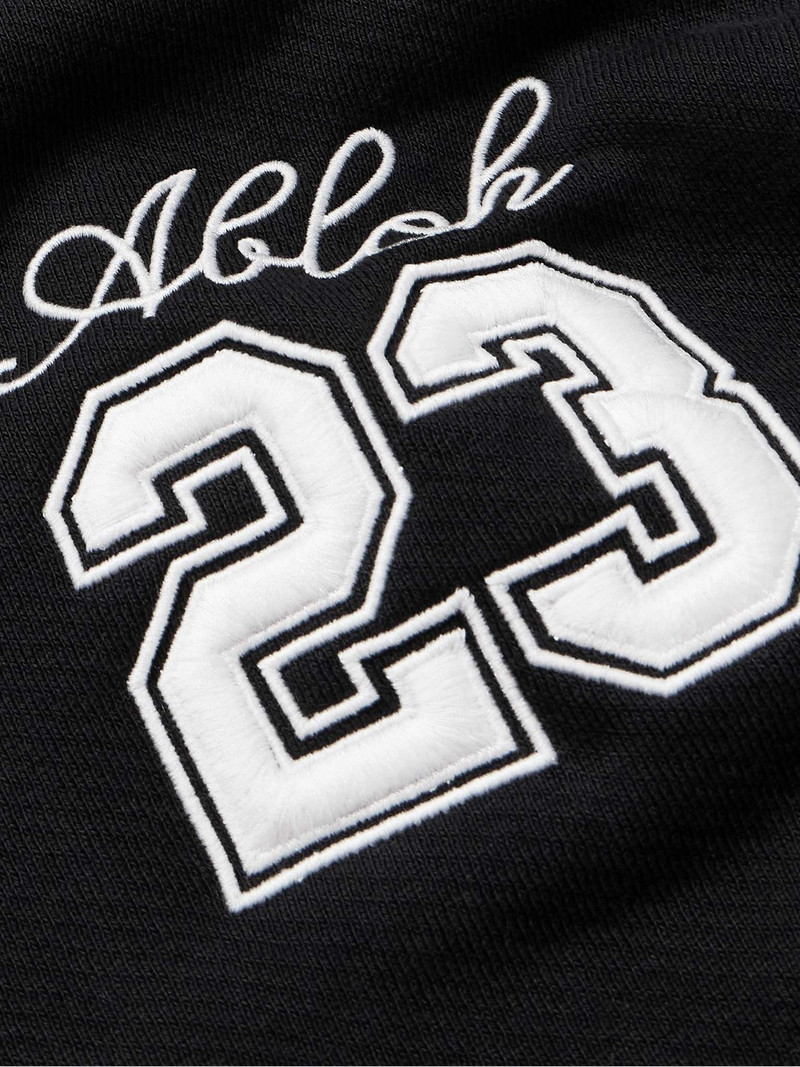 Logo-Embroidered Cotton-Jersey Sweatshirt 4
