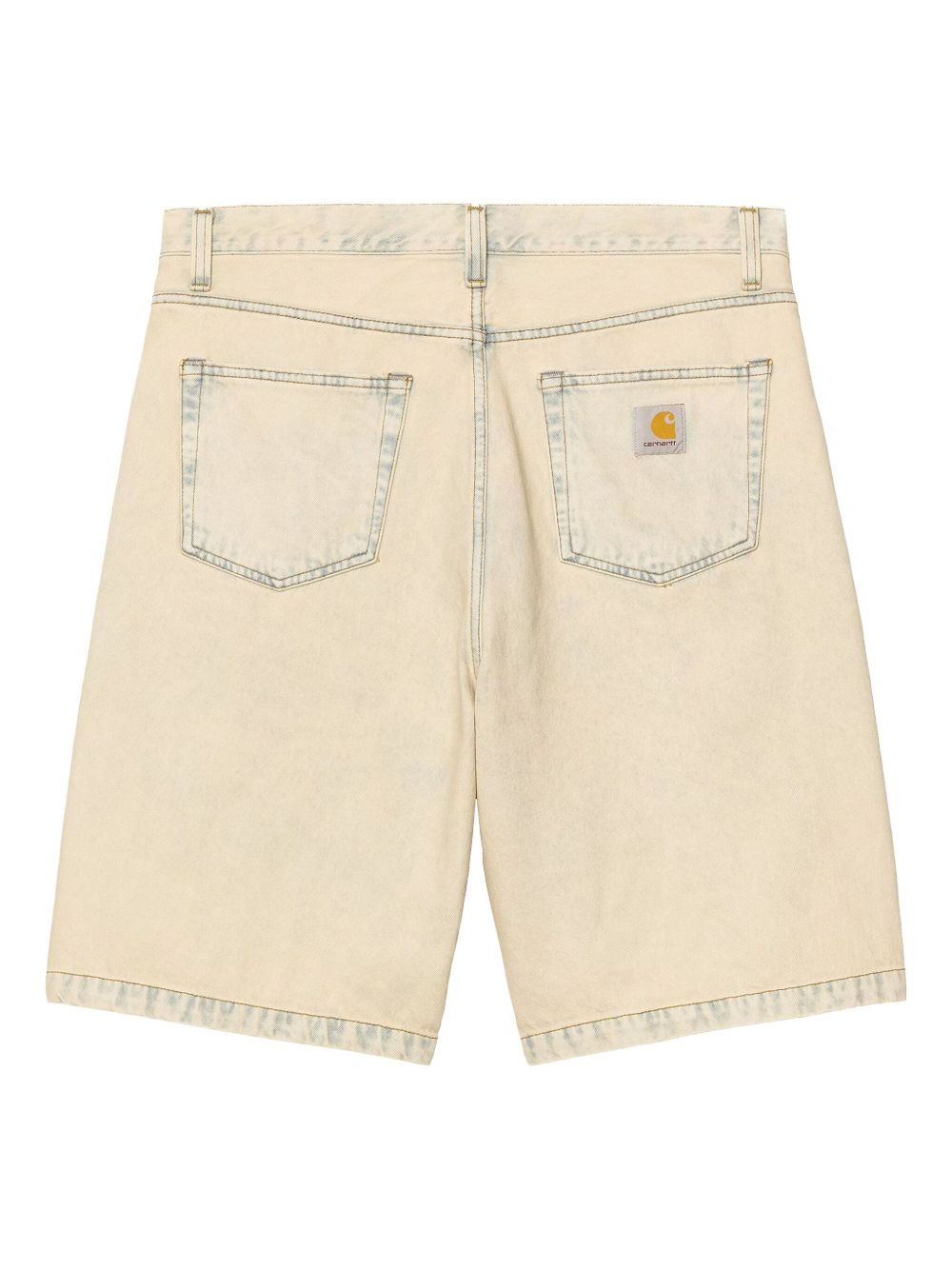 cotton denim shorts - 2