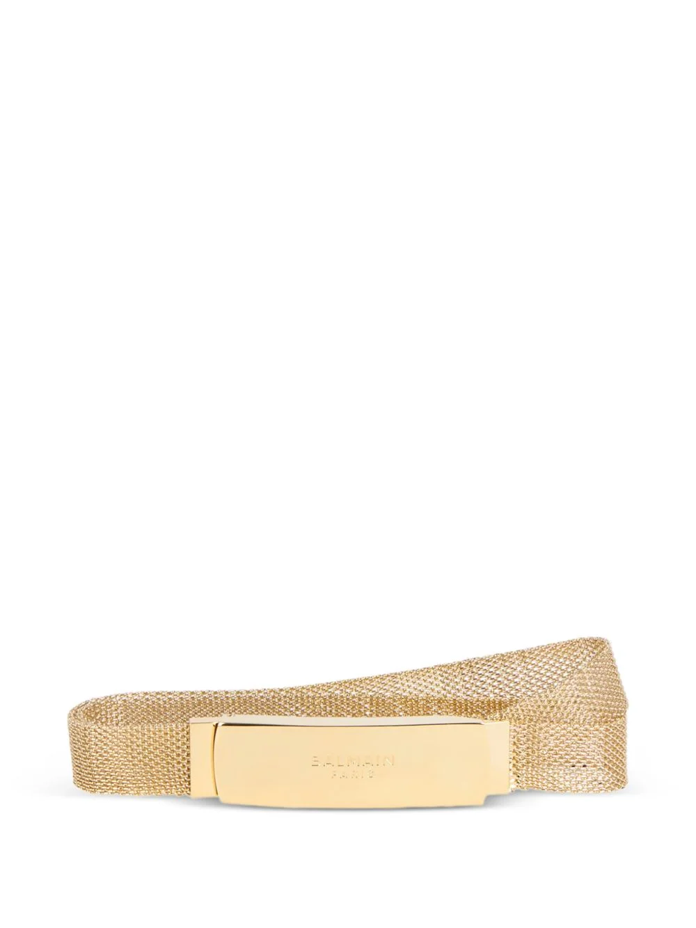 braided brass belt - 1