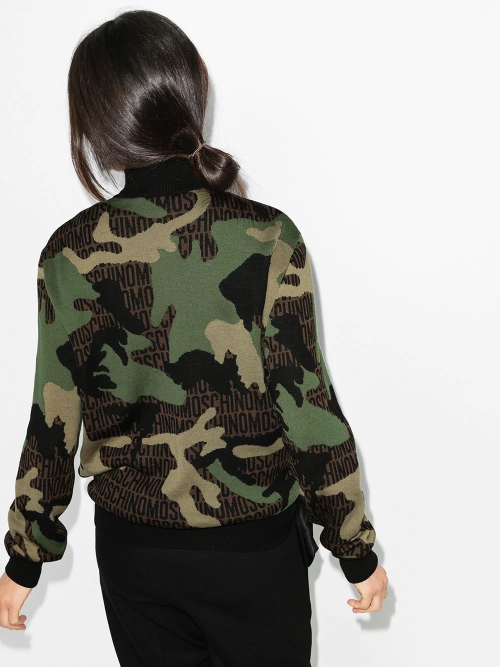 camouflage-print wool sweatshirt - 3