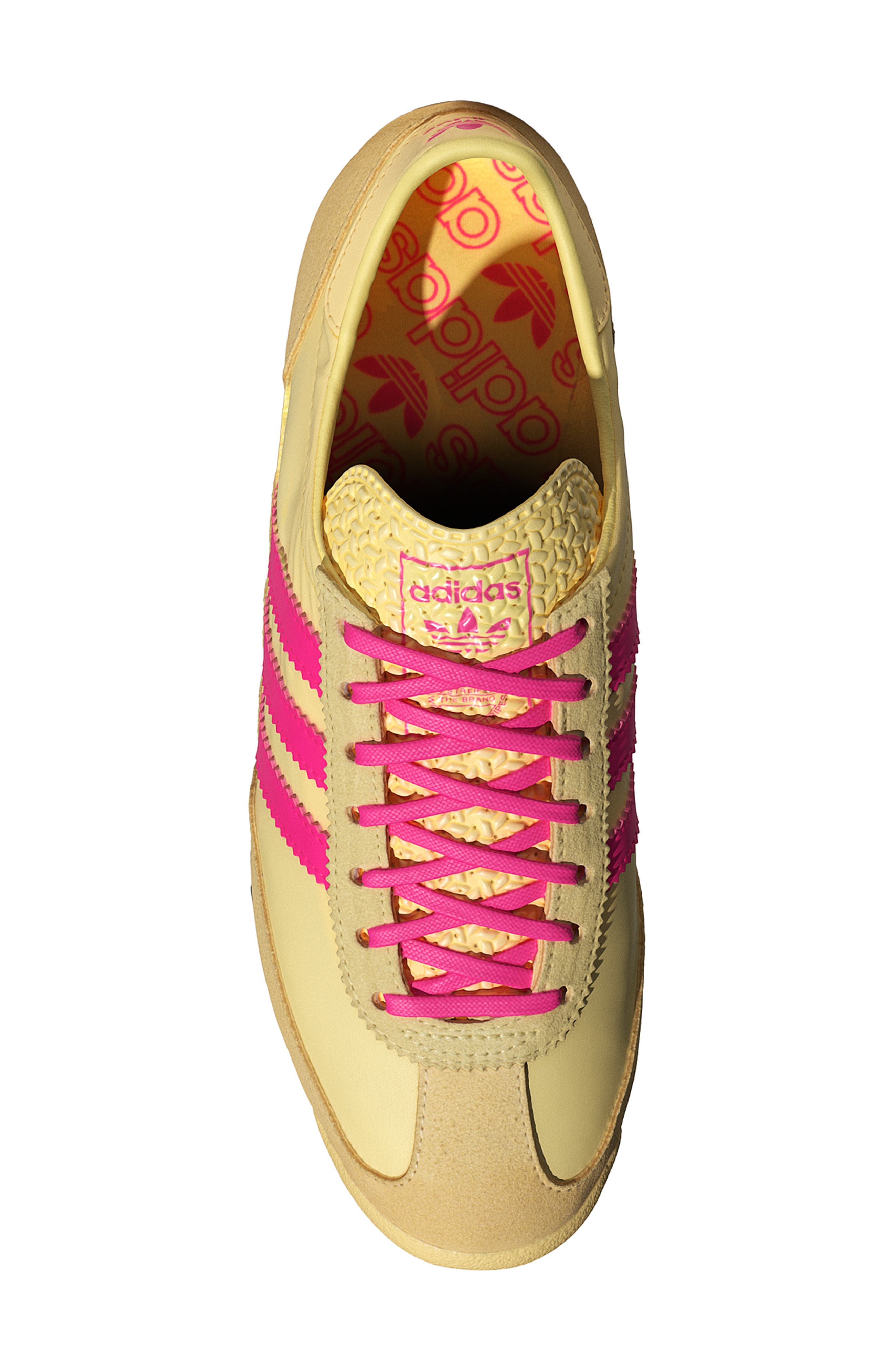 adidas SL 72 Sneaker in Almost Yellow/Black/Pink at Nordstrom - 4
