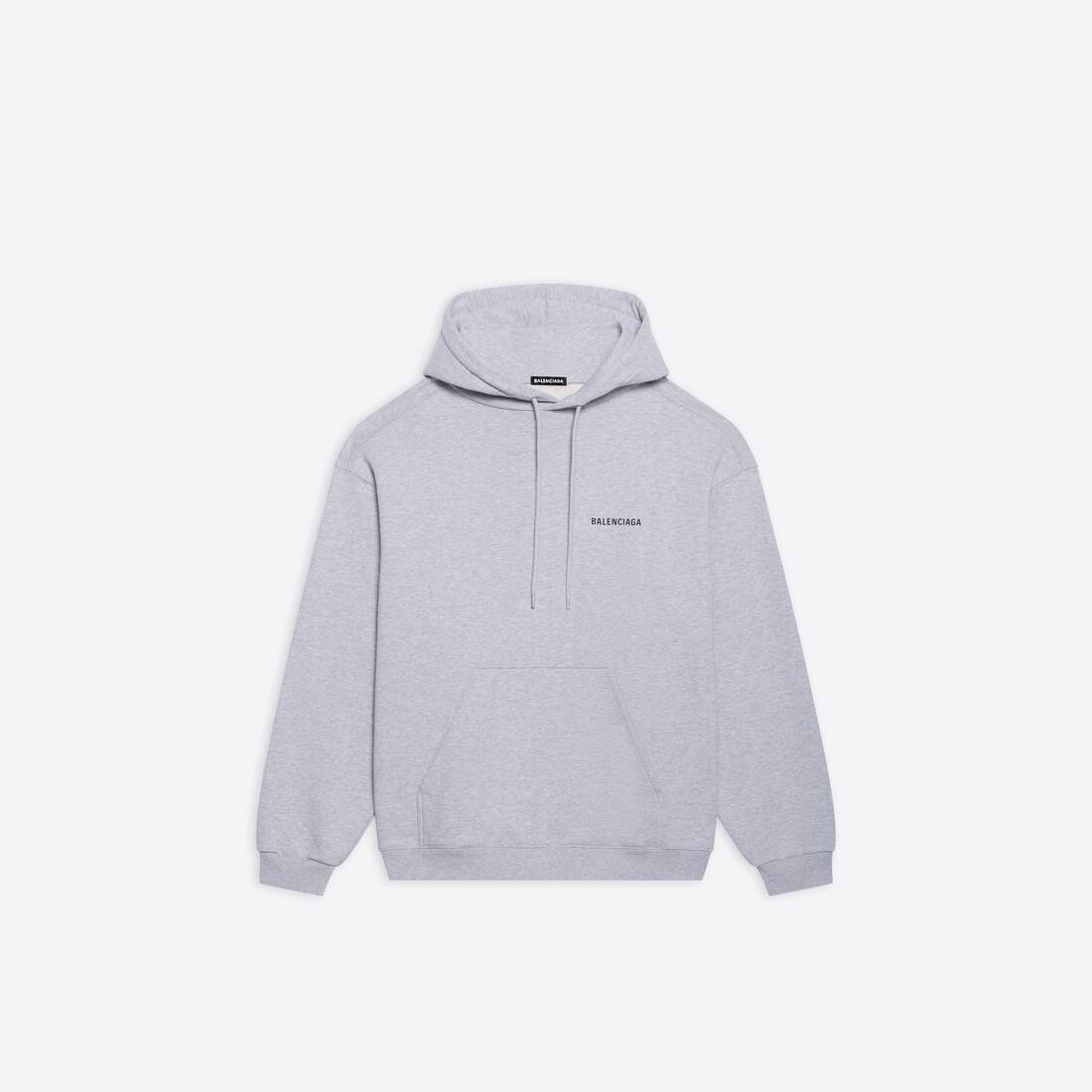 Men's Logo Hoodie Medium Fit in Grey/black - 1