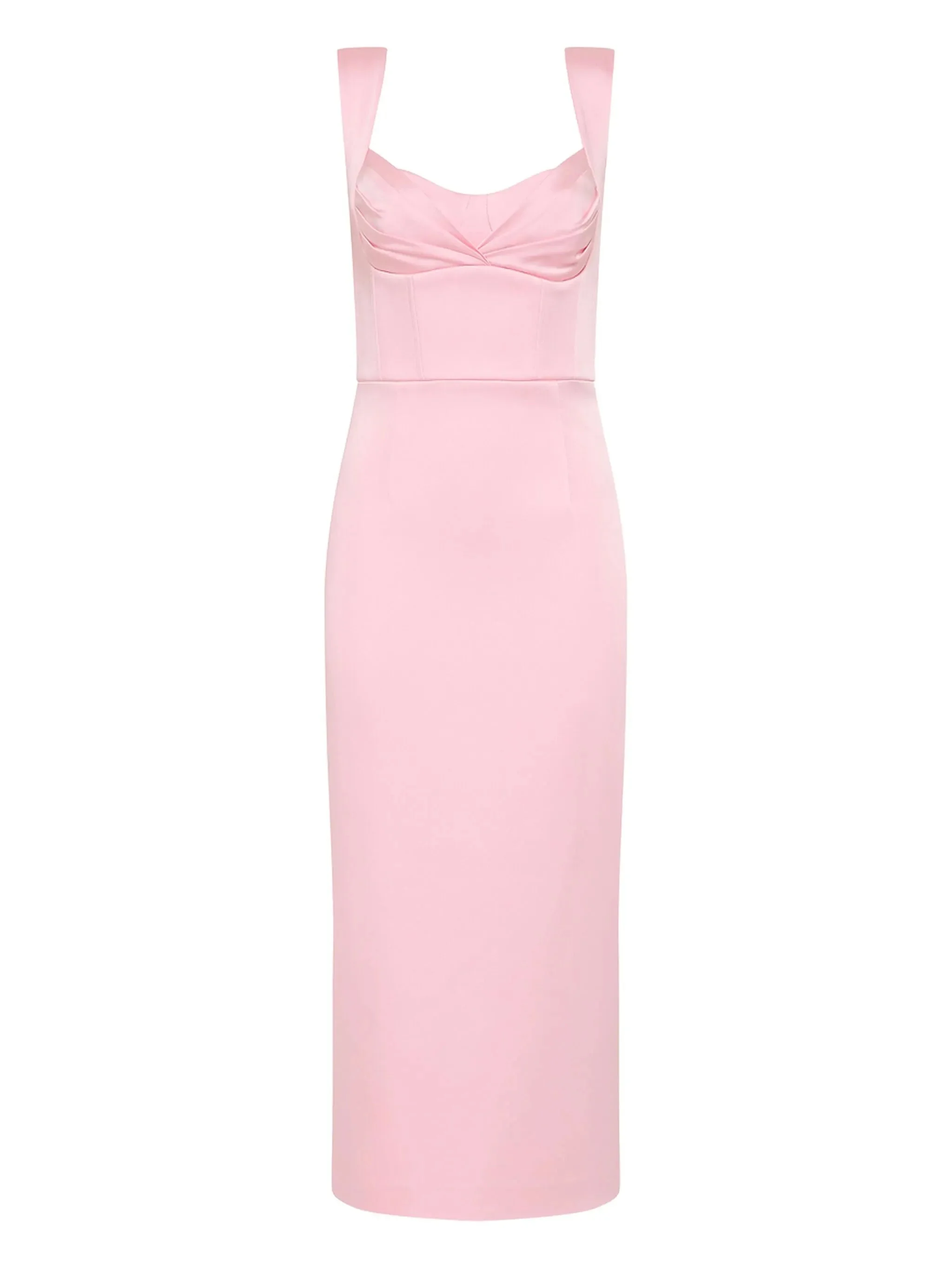 Aymee sweetheart-neckline midi dress - 1